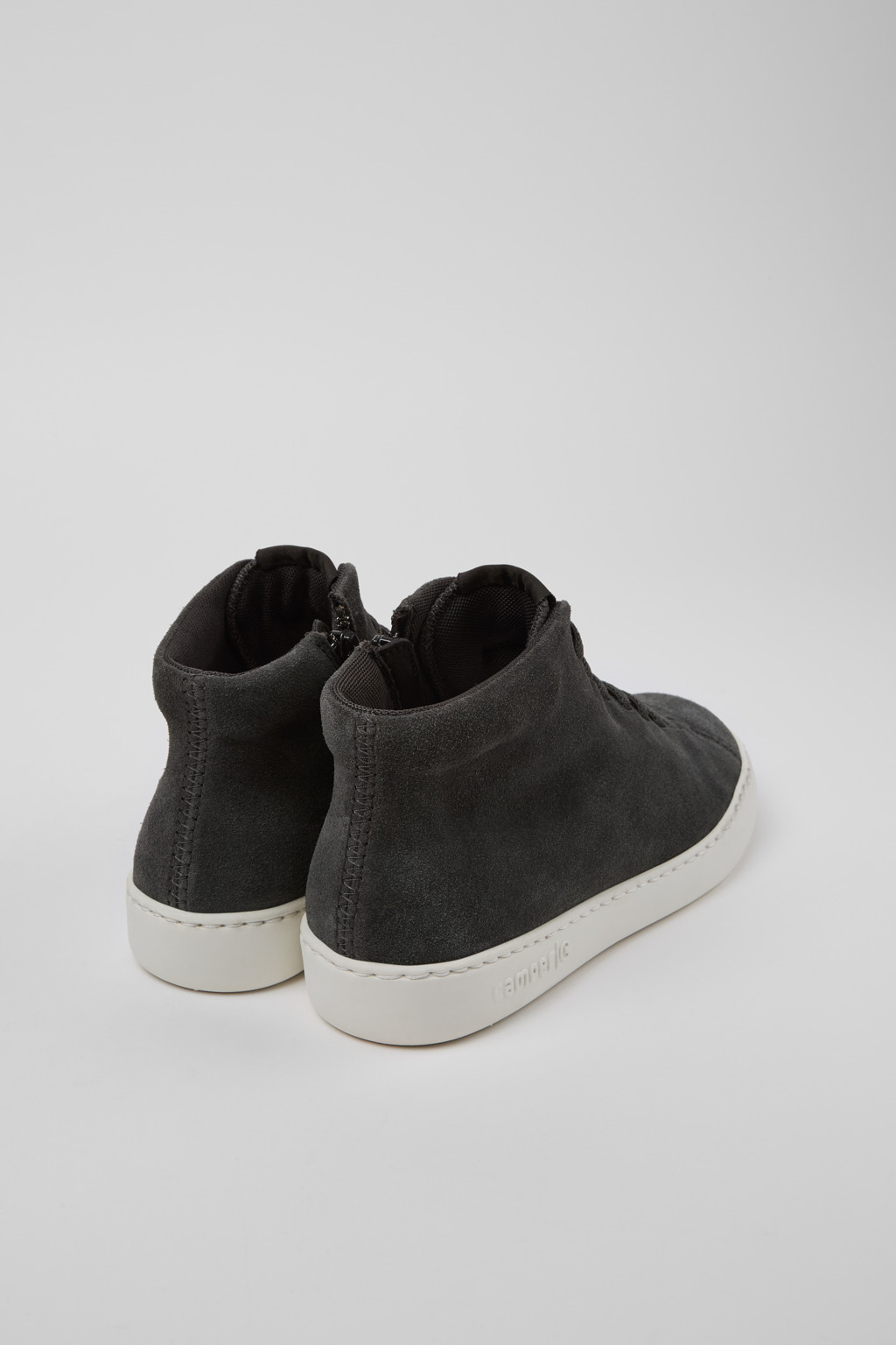 Peu Touring Gray nubuck ankle boots for women - Image 3