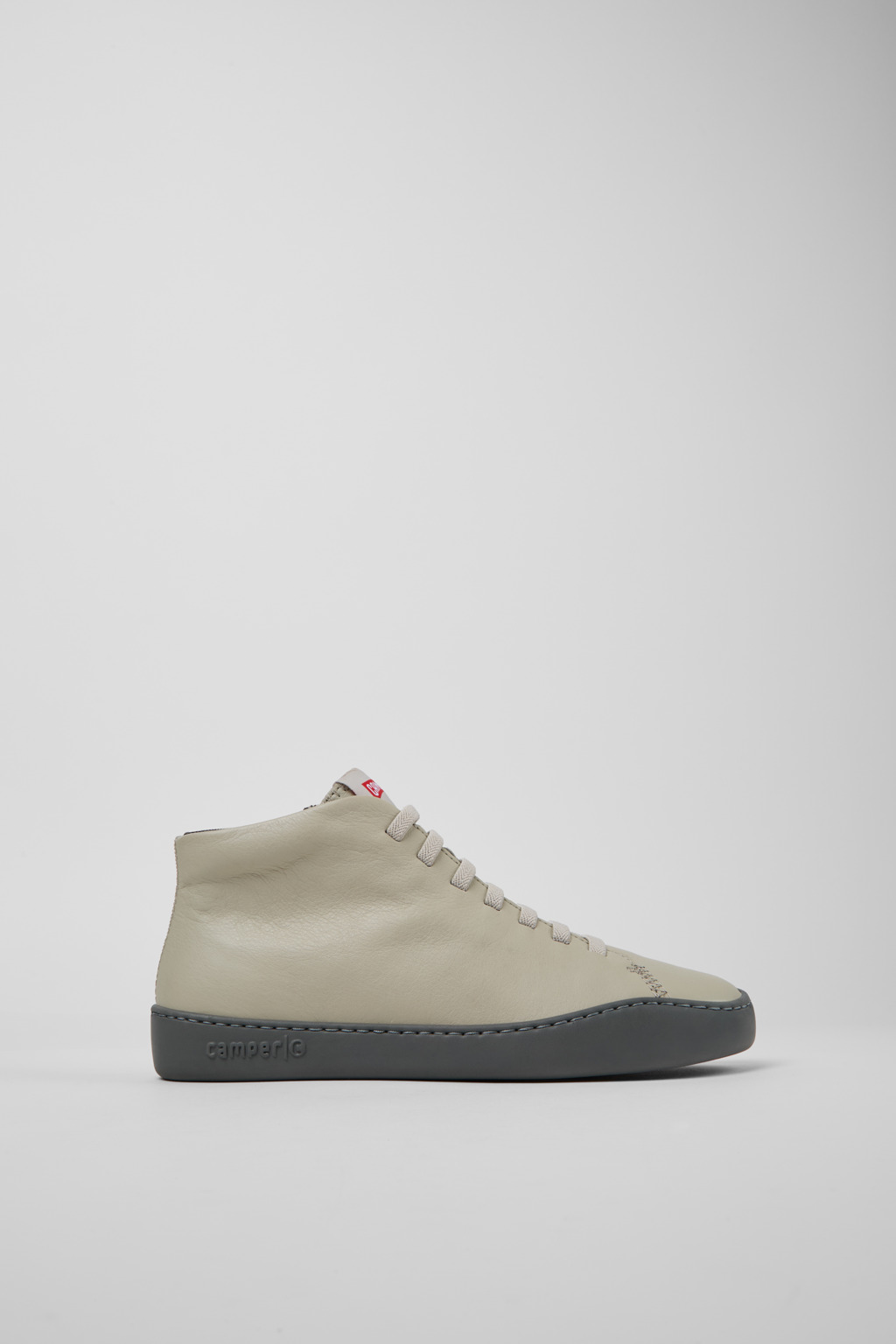 Peu Touring Gray leather ankle boots for women - Image 2