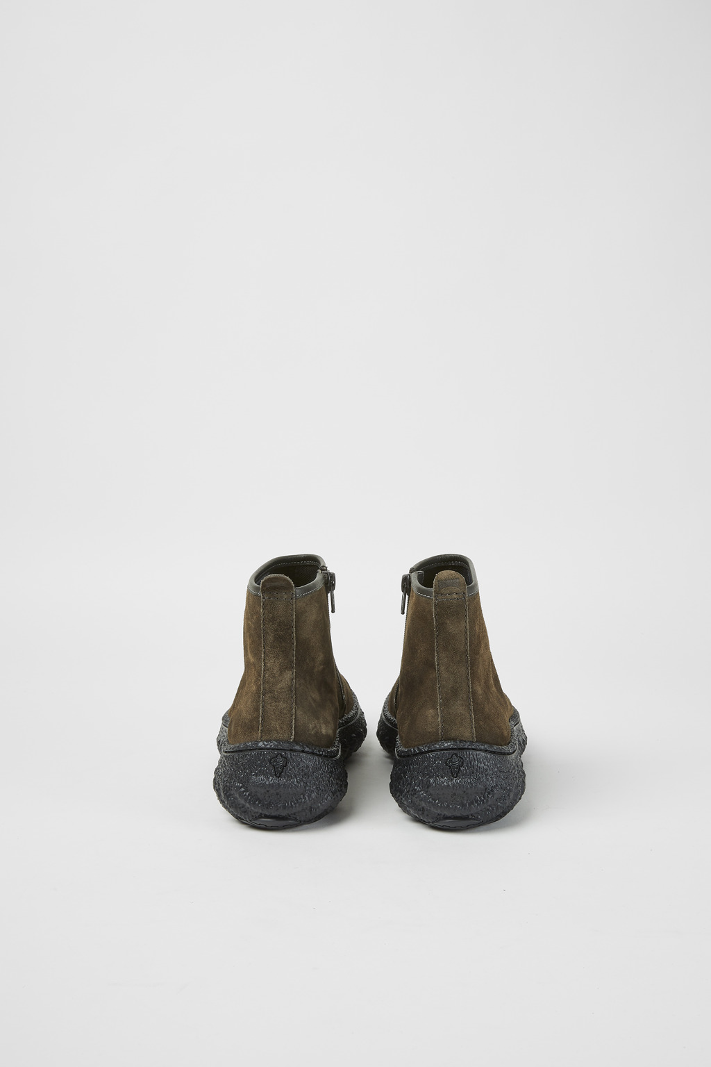 Ground MICHELIN Dark grey suede ankle boots - Image 3