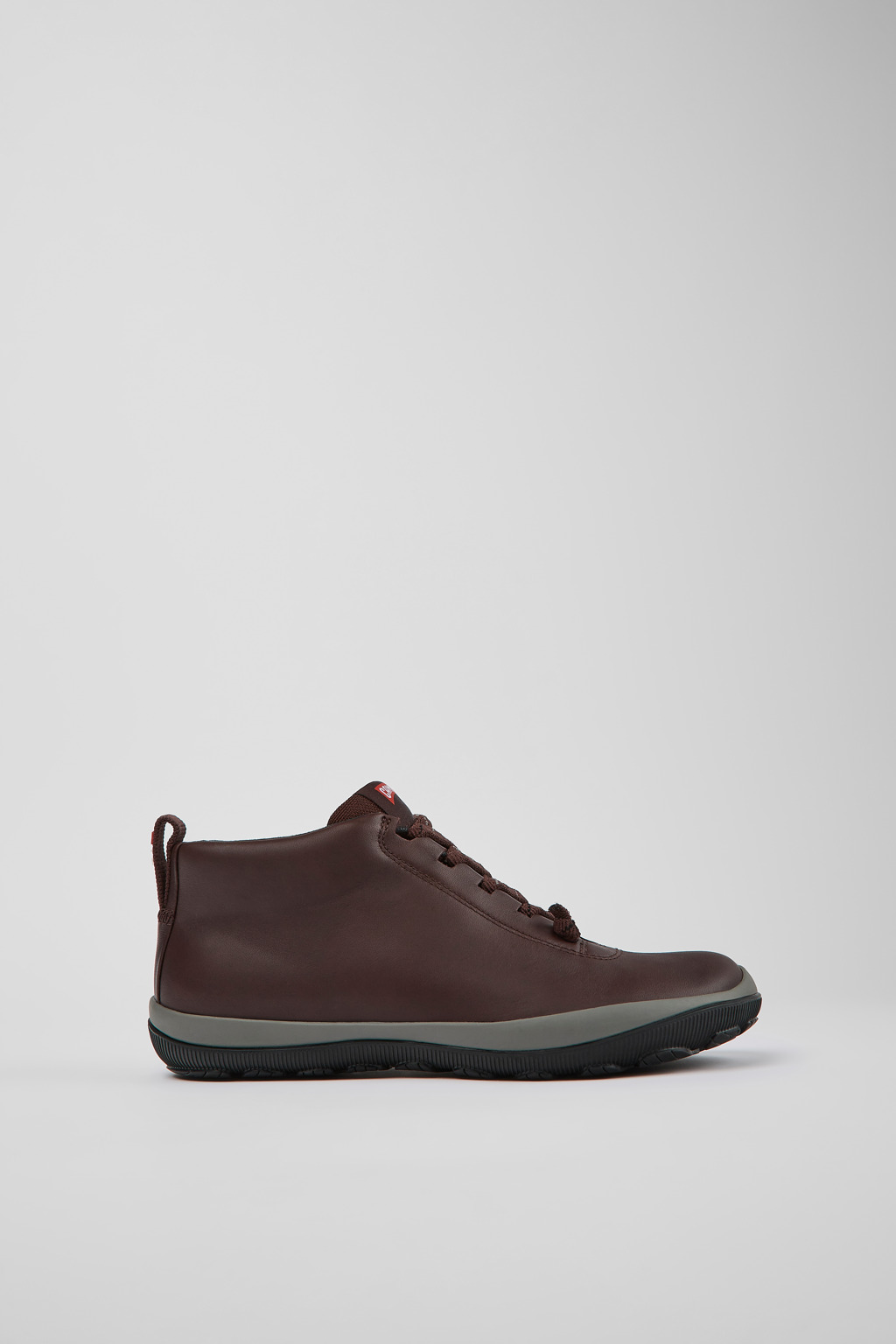 Peu Pista GORE-TEX Burgundy leather sneakers for women - Image 2