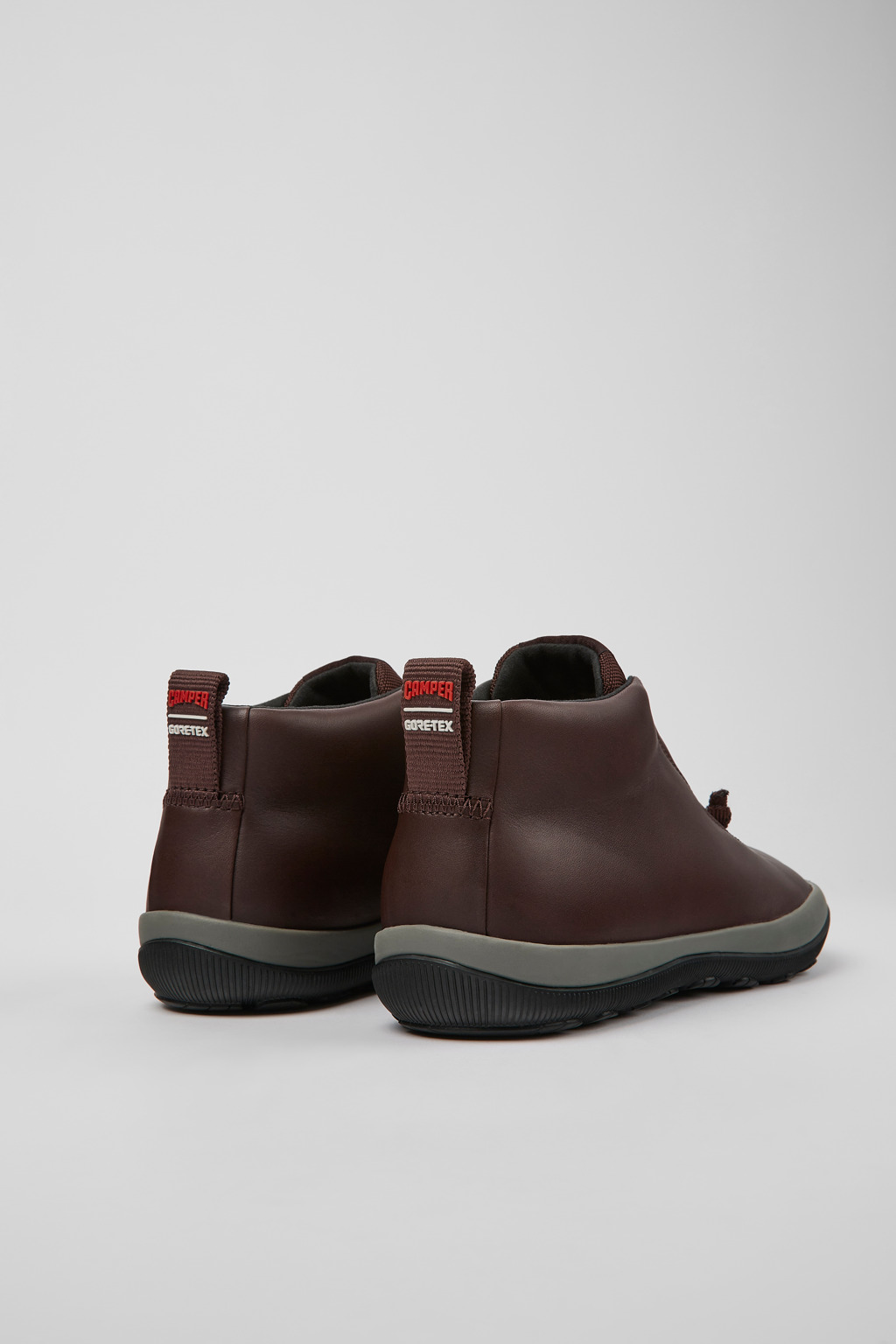 Peu Pista GORE-TEX Burgundy leather sneakers for women - Image 3
