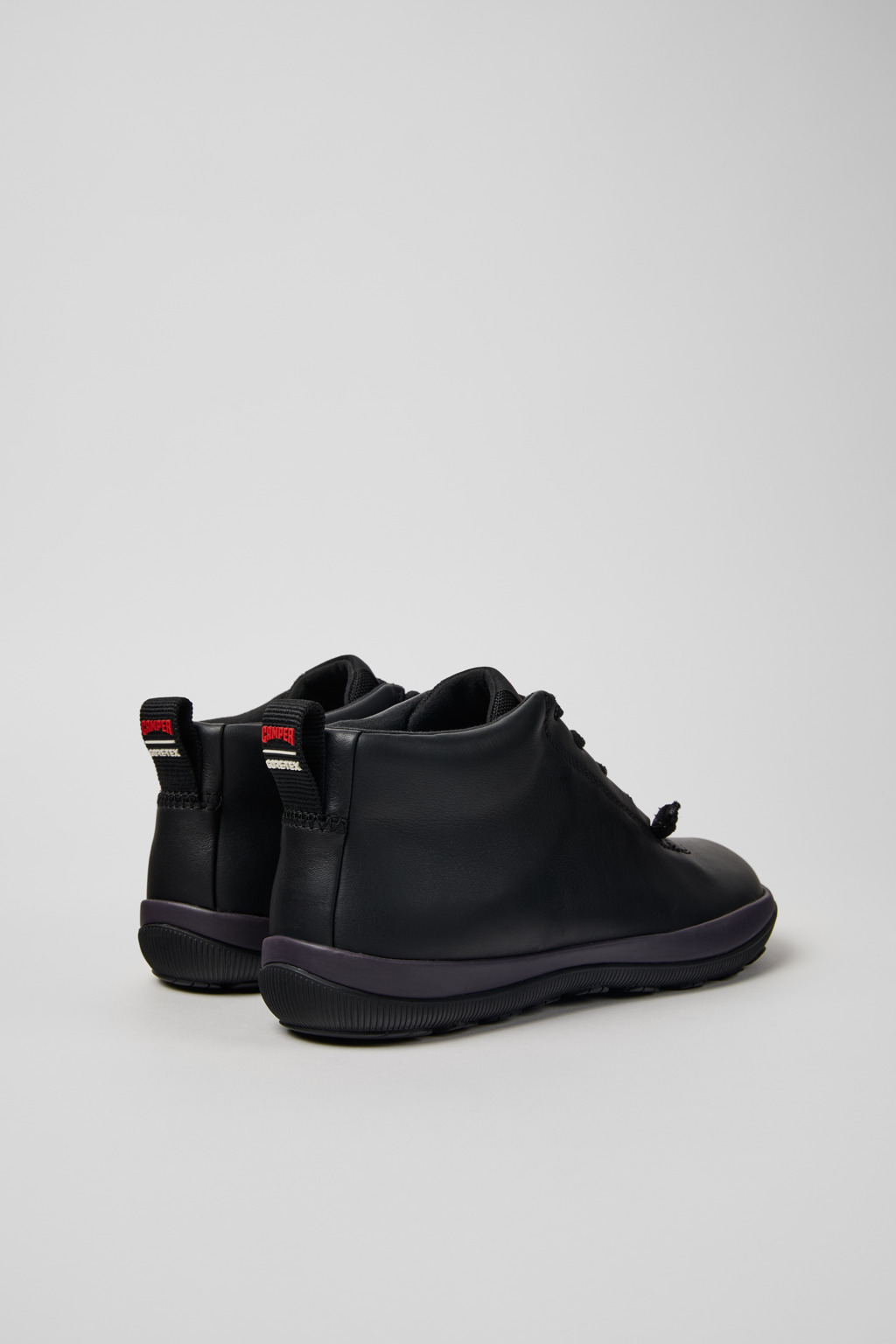 Peu Pista GORE-TEX Black Leather and Textile Ankle Boots for Women - Image 3