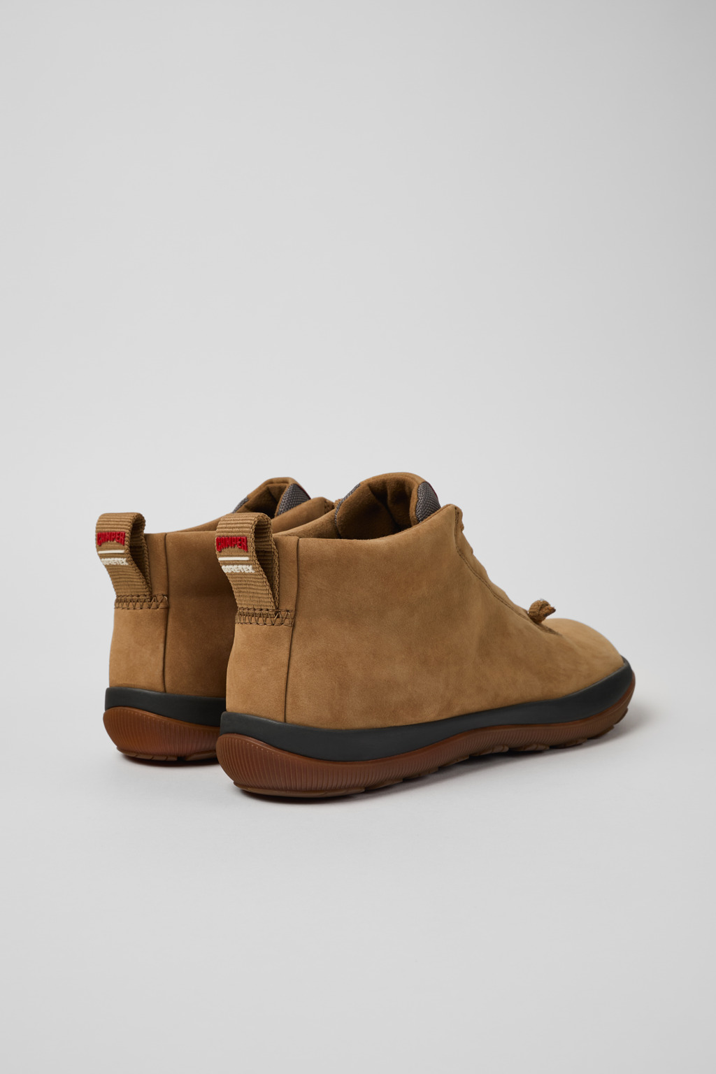Peu Pista GORE-TEX Brown Nubuck and Textile Ankle Boots for Women - Image 3