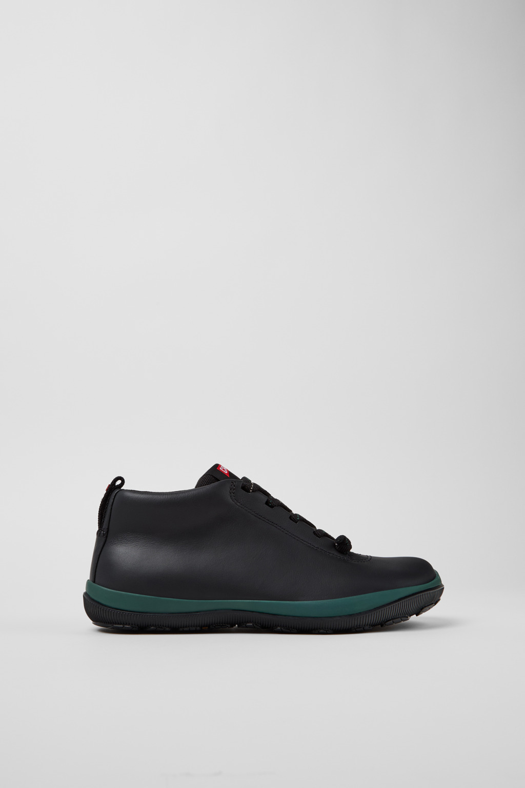 Peu Pista GM GORE-TEX Black Leather and Textile Ankle Boots for Women. - Image 2