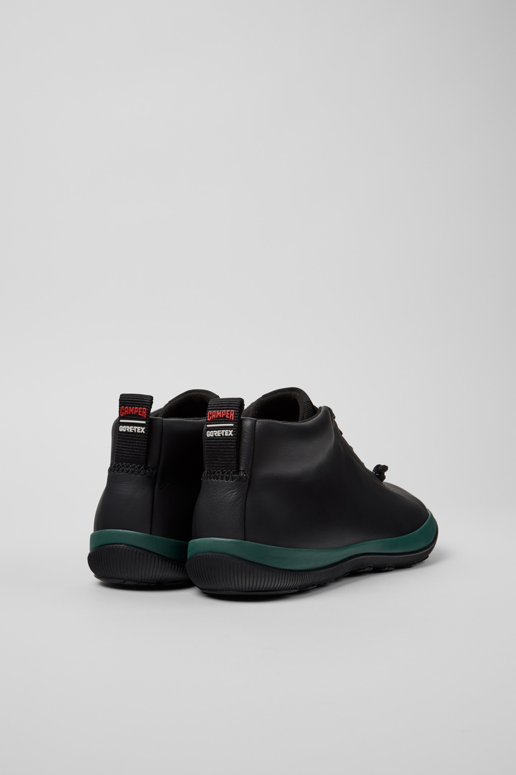 Peu Pista GM GORE-TEX Black Leather and Textile Ankle Boots for Women. - Image 3