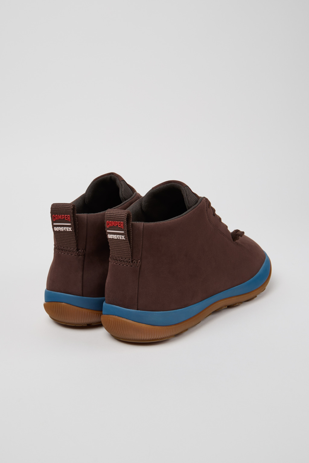 Peu Pista GM GORE-TEX Brown and Gray Nubuck and Textile Ankle Boots for Women. - Image 3
