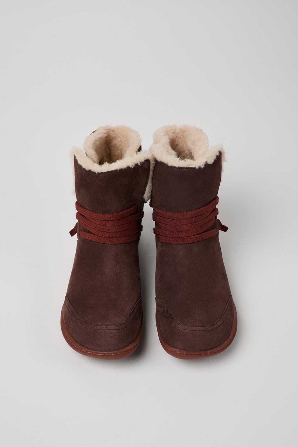 Peu Brown Nubuck Boots for Women - Image 4