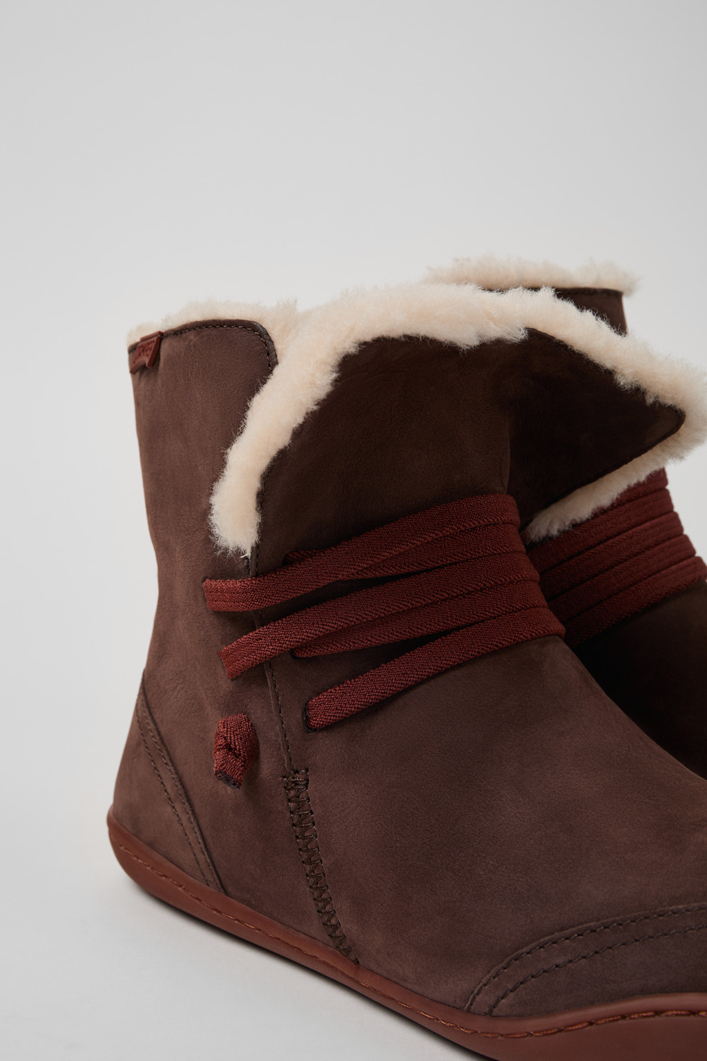 Peu Brown Nubuck Boots for Women