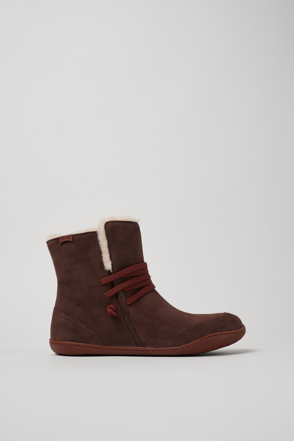 Peu Brown Nubuck Boots for Women - Image 2
