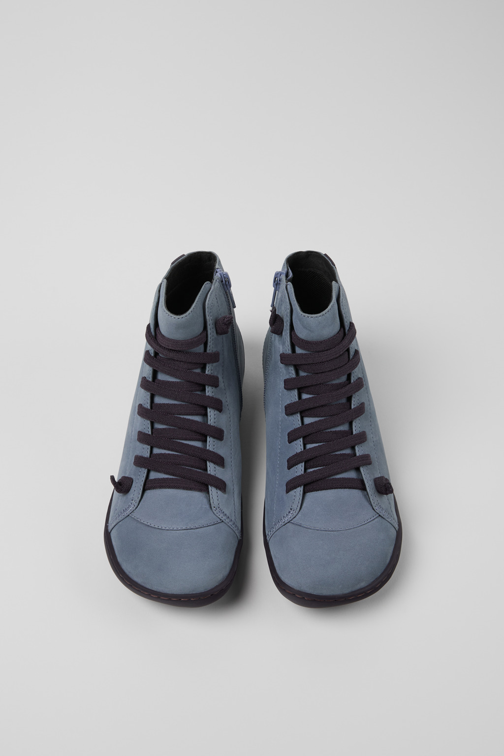 Peu Gray Nubuck Ankle Boots for Women - Image 4