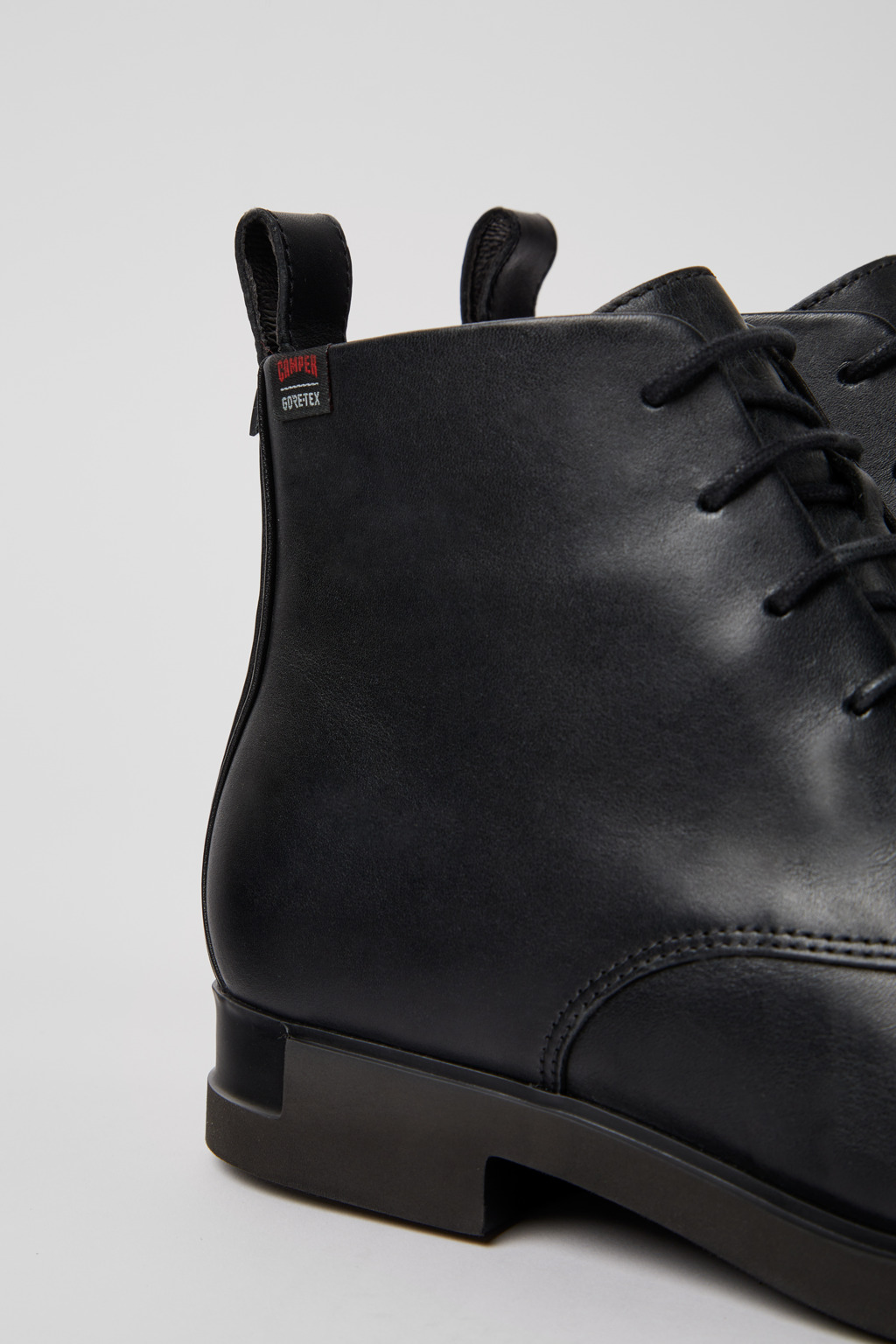 Iman GORE-TEX Women's black lace up ankle boot
