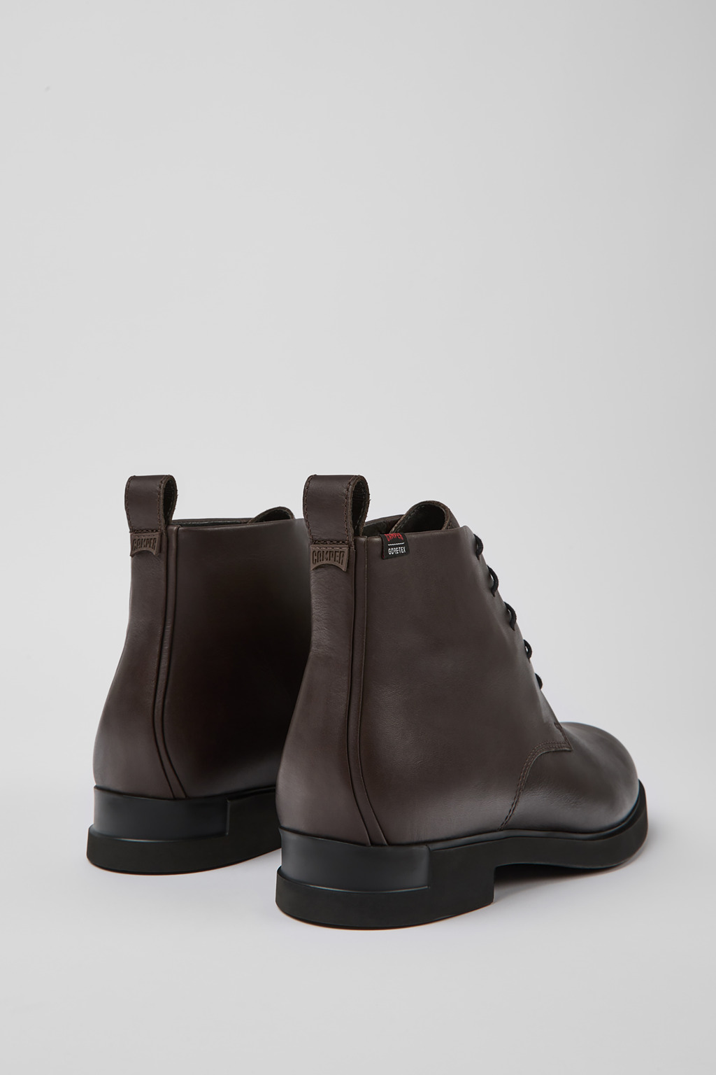 Iman GORE-TEX Brown leather ankle boots - Image 3