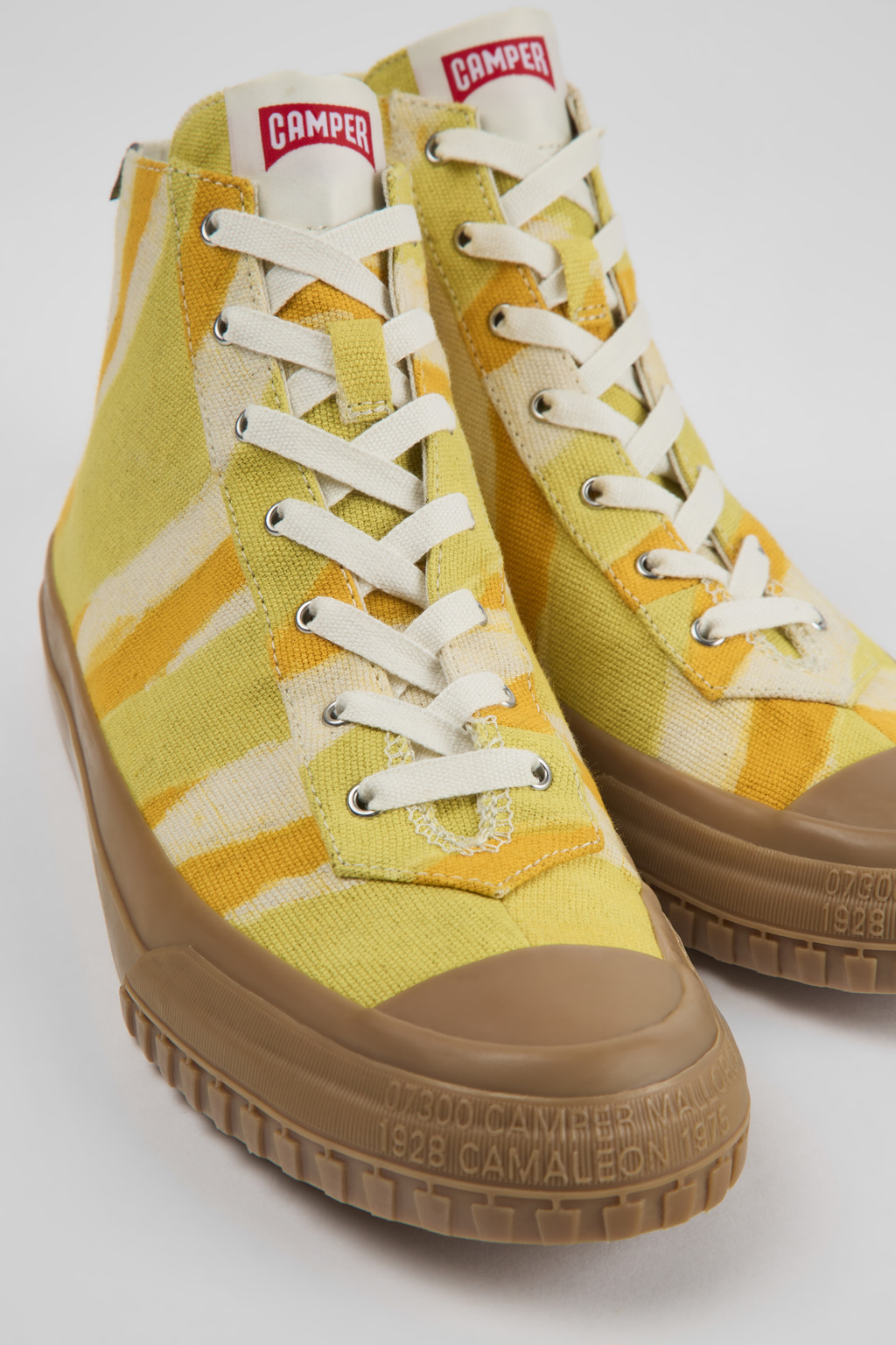 Camper x EFI Multicolored organic cotton sneakers for women