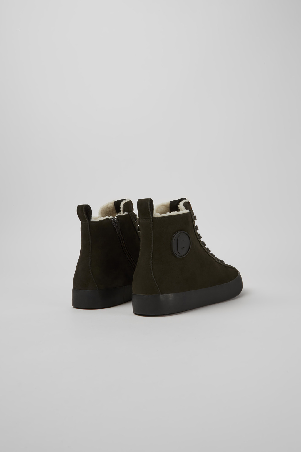 Imar Grey nubuck ankle boots - Image 3