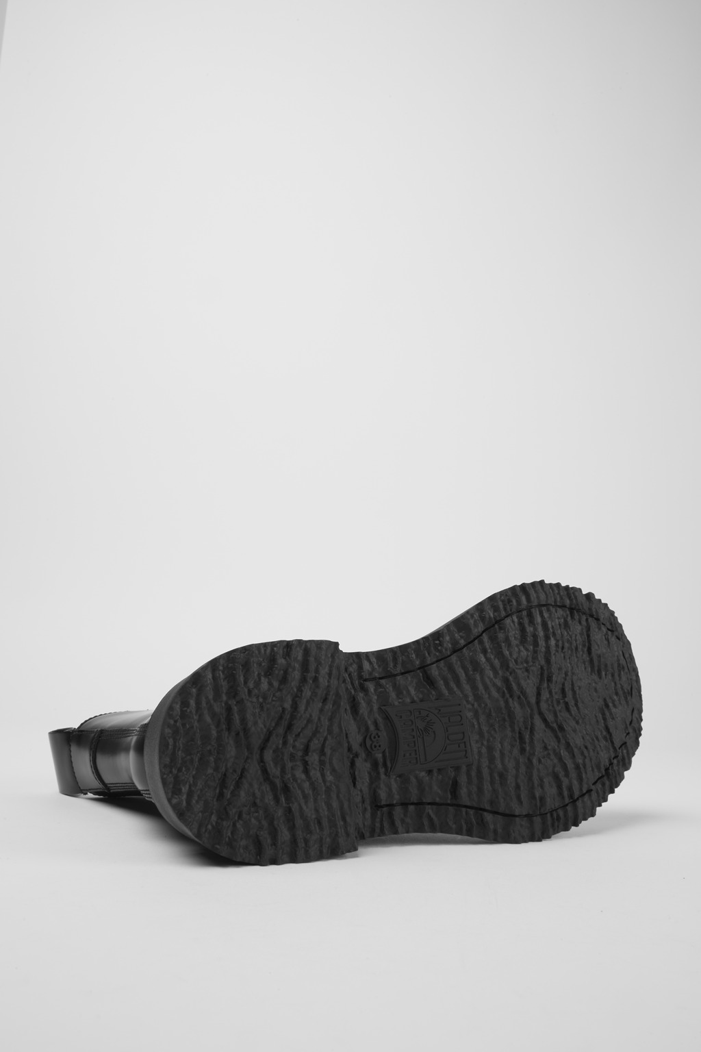 Walden Black leather lace-up boots for women - Image 5