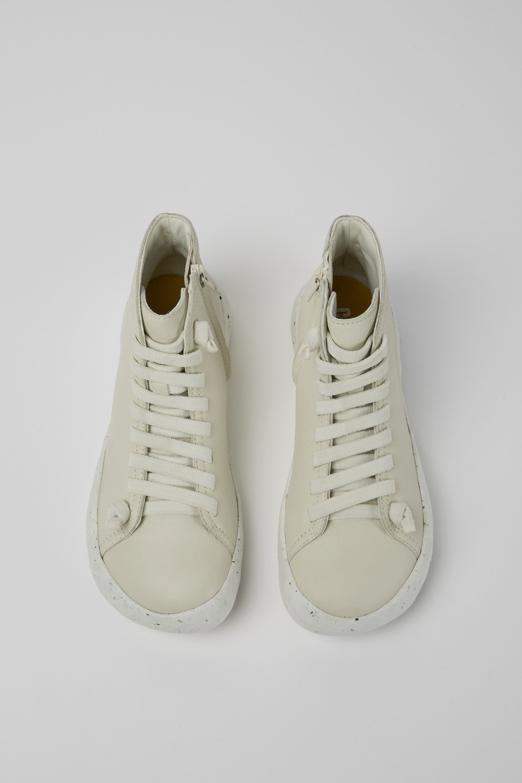 Peu Stadium White leather ankle boots for women - Image 4