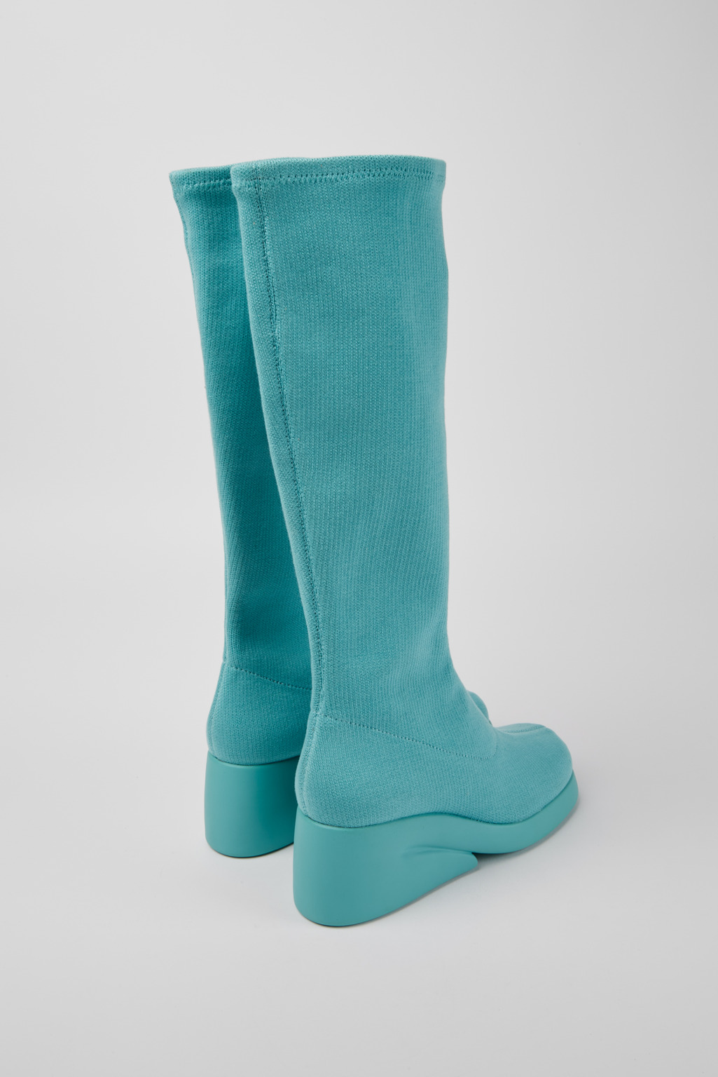 Kaah TENCEL Turquoise boots for women - Image 3
