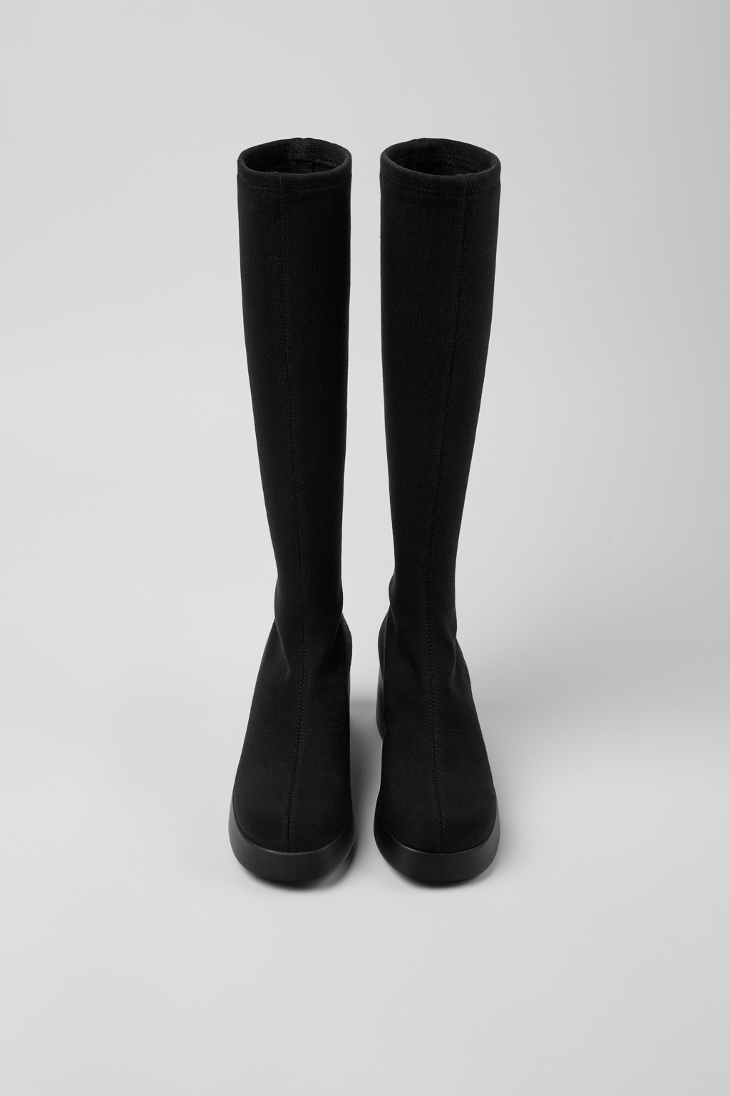 Kaah TENCEL® Black TENCEL™ Lyocell high boots for women - Image 4