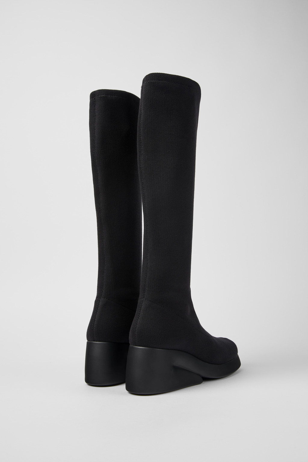 Kaah TENCEL® Black TENCEL™ Lyocell high boots for women - Image 3