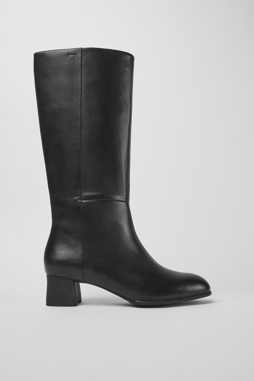 Katie Black Leather High Boots for Women. - Image 2