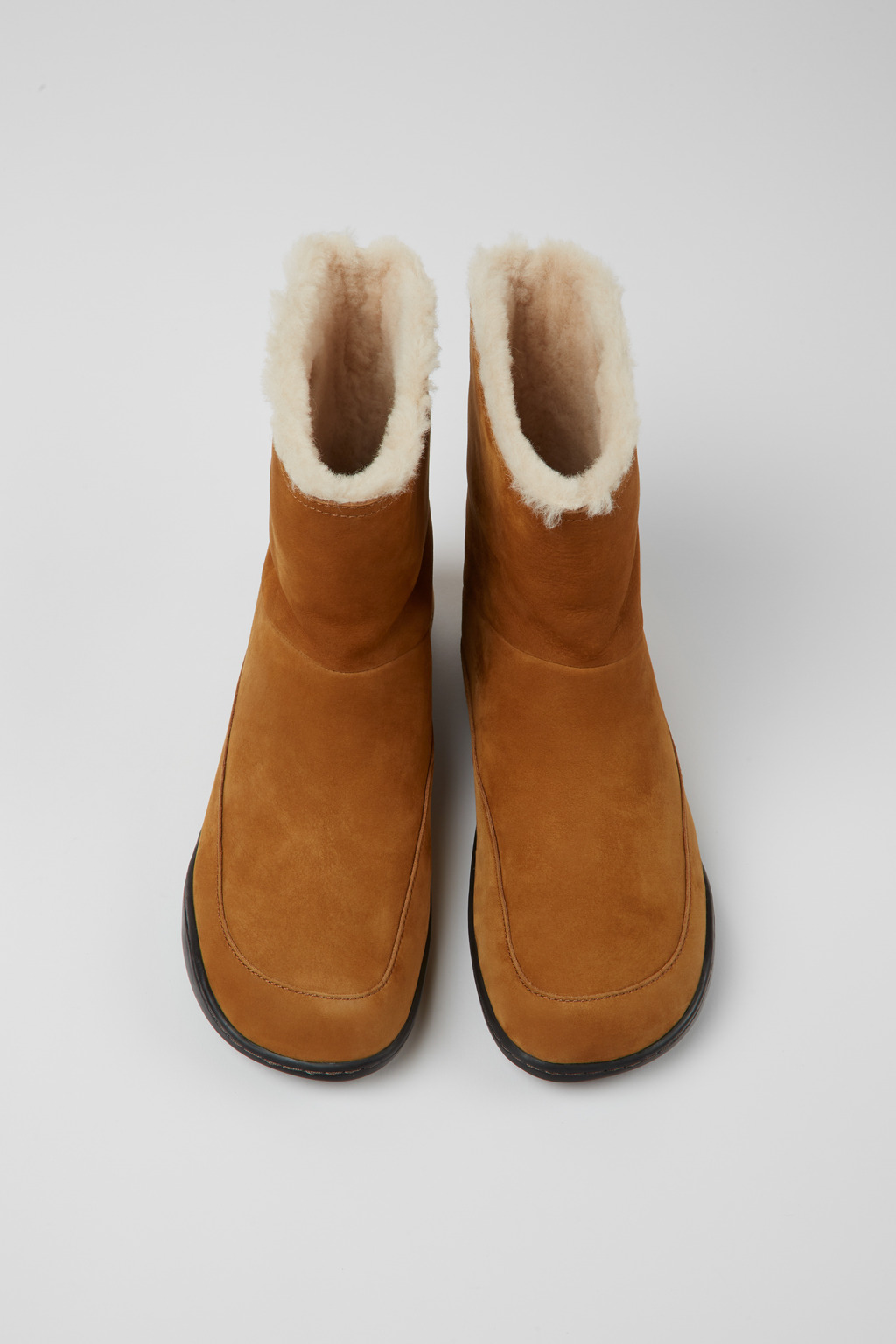 Peu Brown nubuck ankle boots for women - Image 4