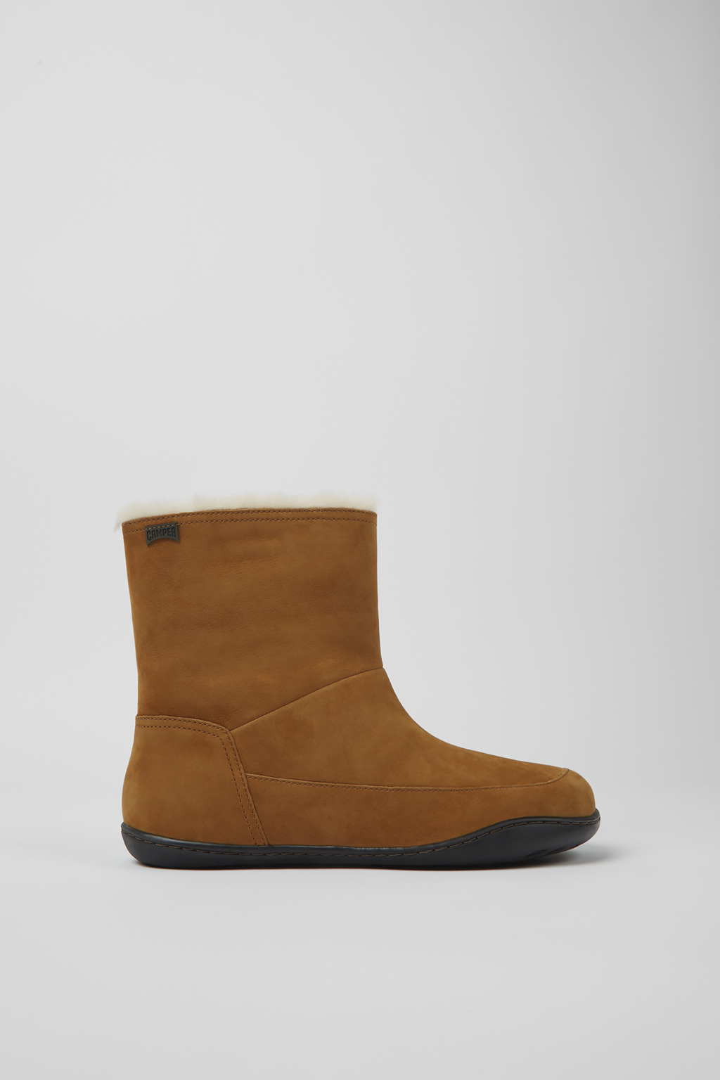 Peu Brown nubuck ankle boots for women - Image 2