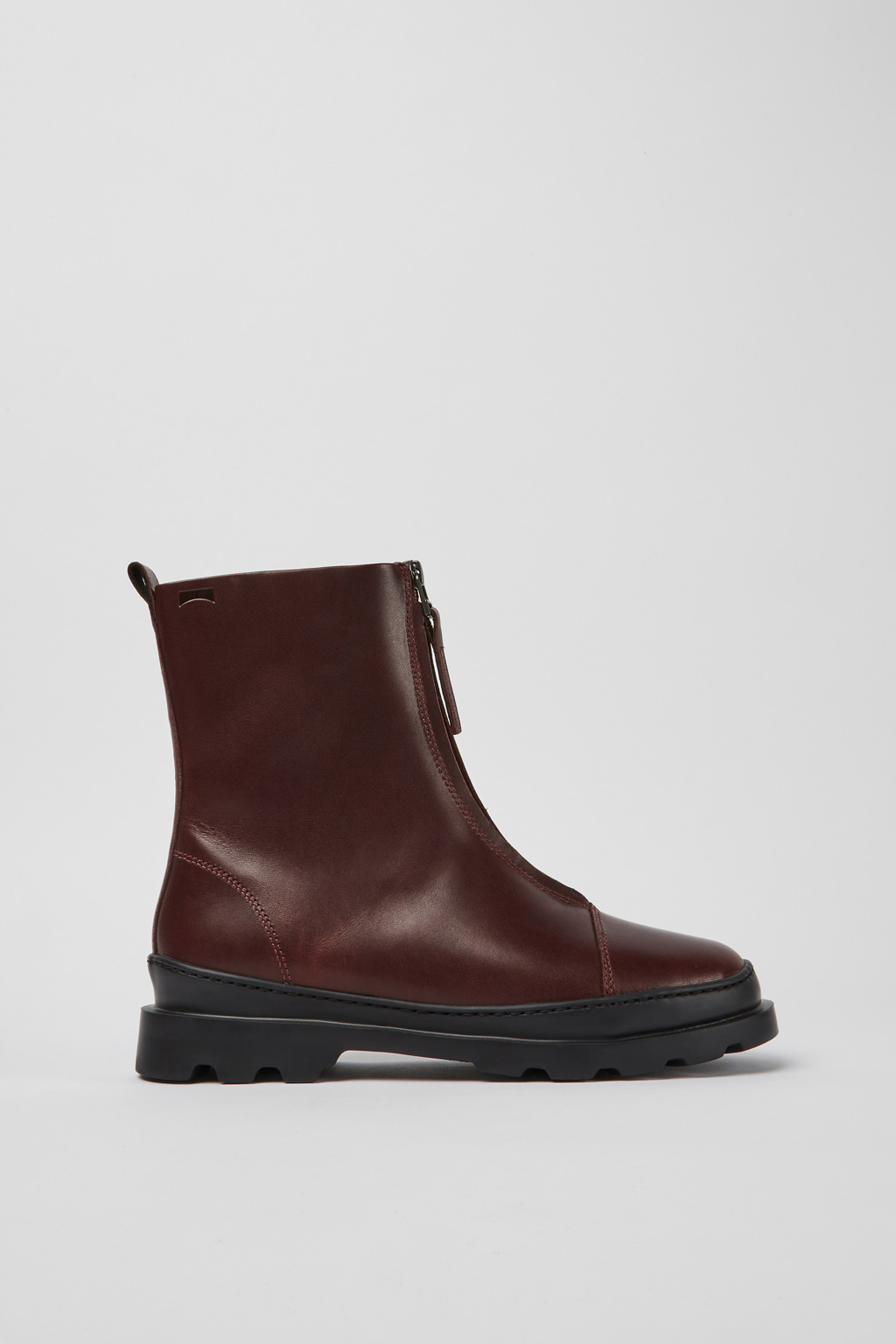 Brutus Burgundy zip boots - Image 2