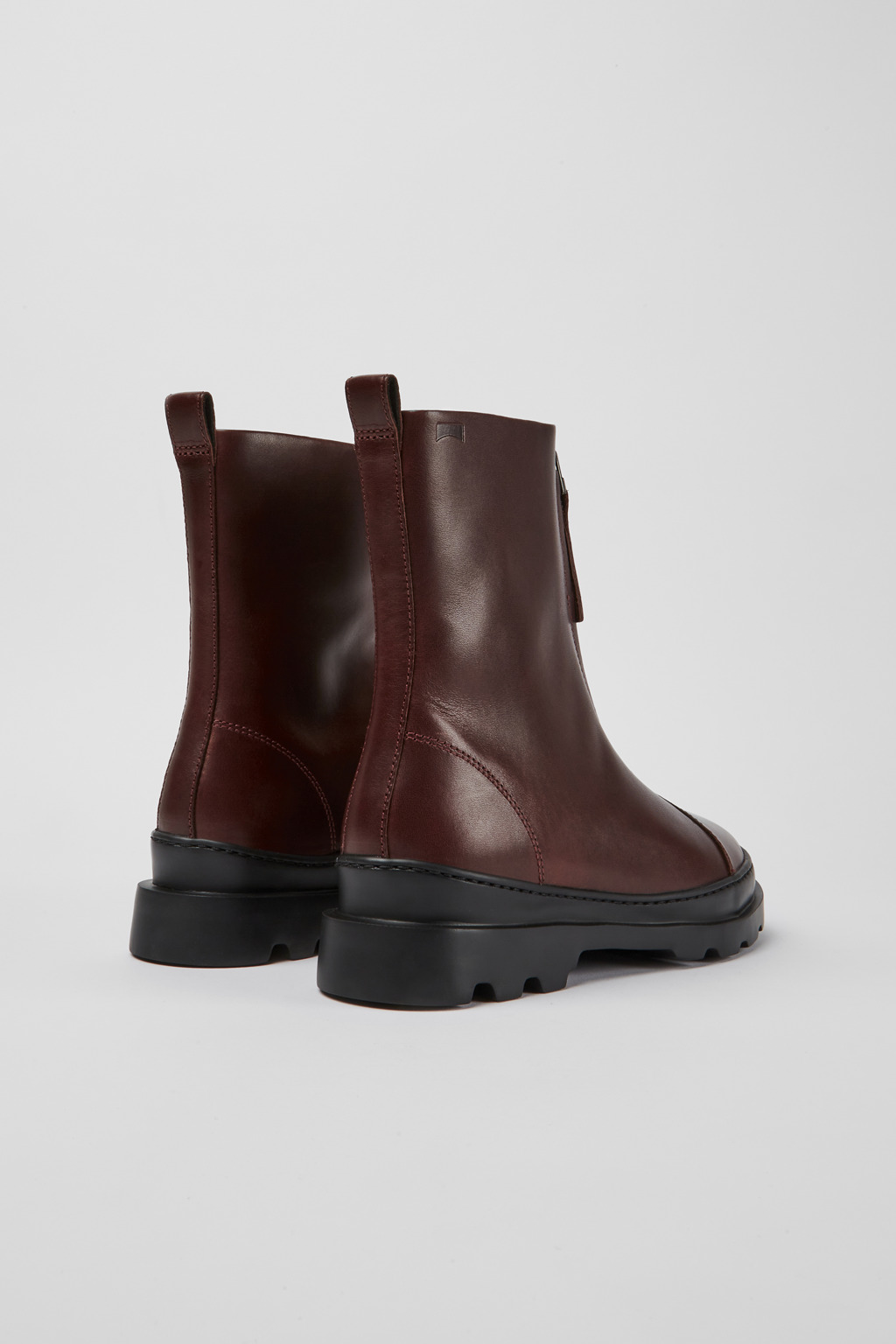 Brutus Burgundy zip boots - Image 3