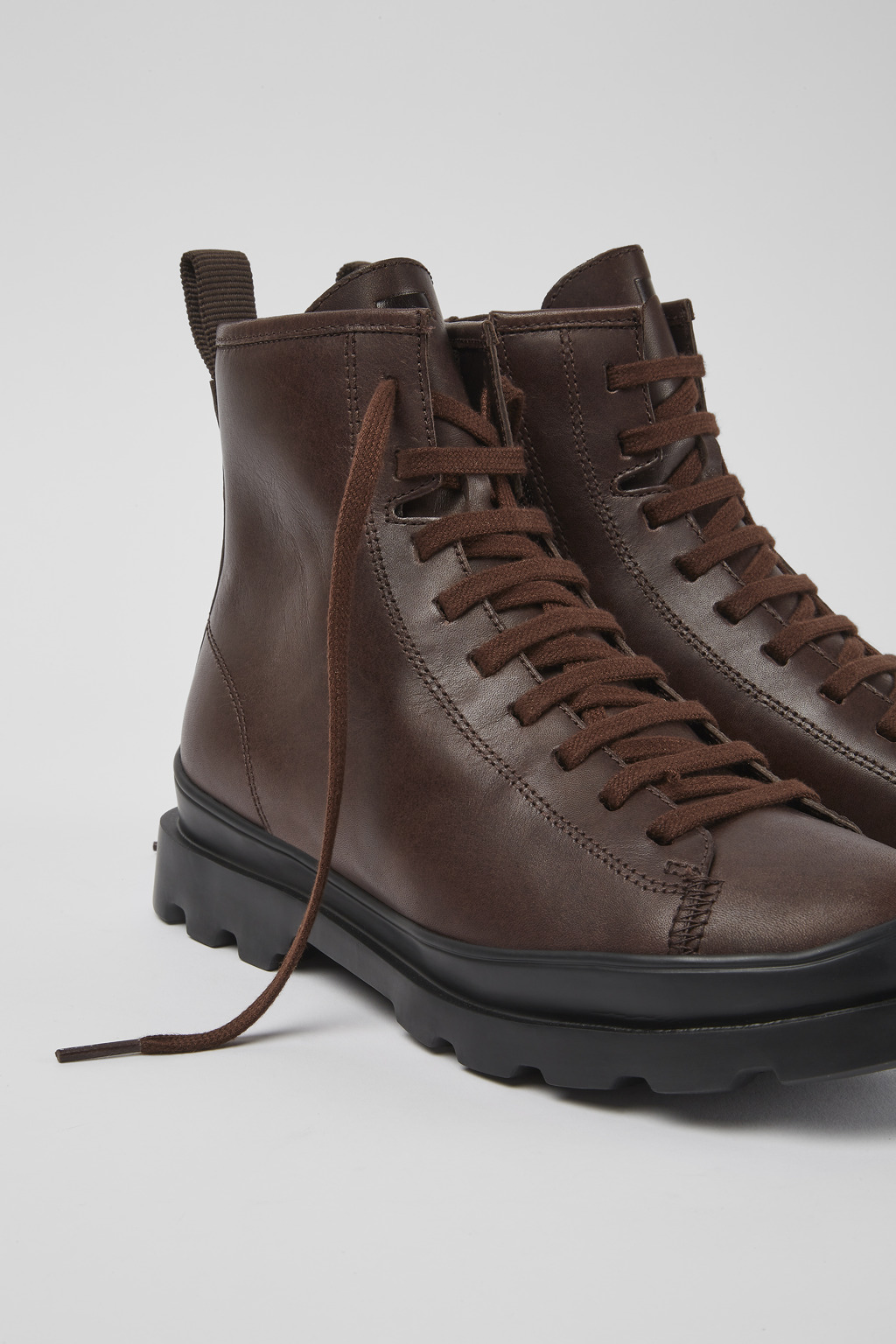 Brutus GORE-TEX Brown leather lace-up boots