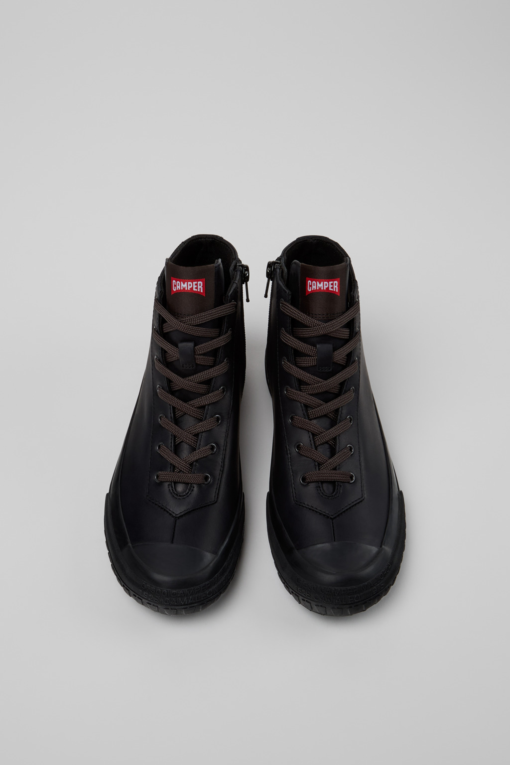 Camaleon Gray Rubber Sneaker Booties for Women. - Image 4