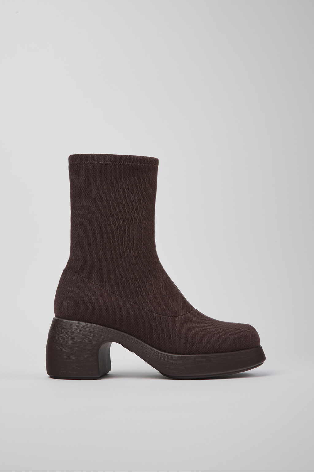 Thelma Burgundy TENCEL® Lyocell boots for women - Image 2