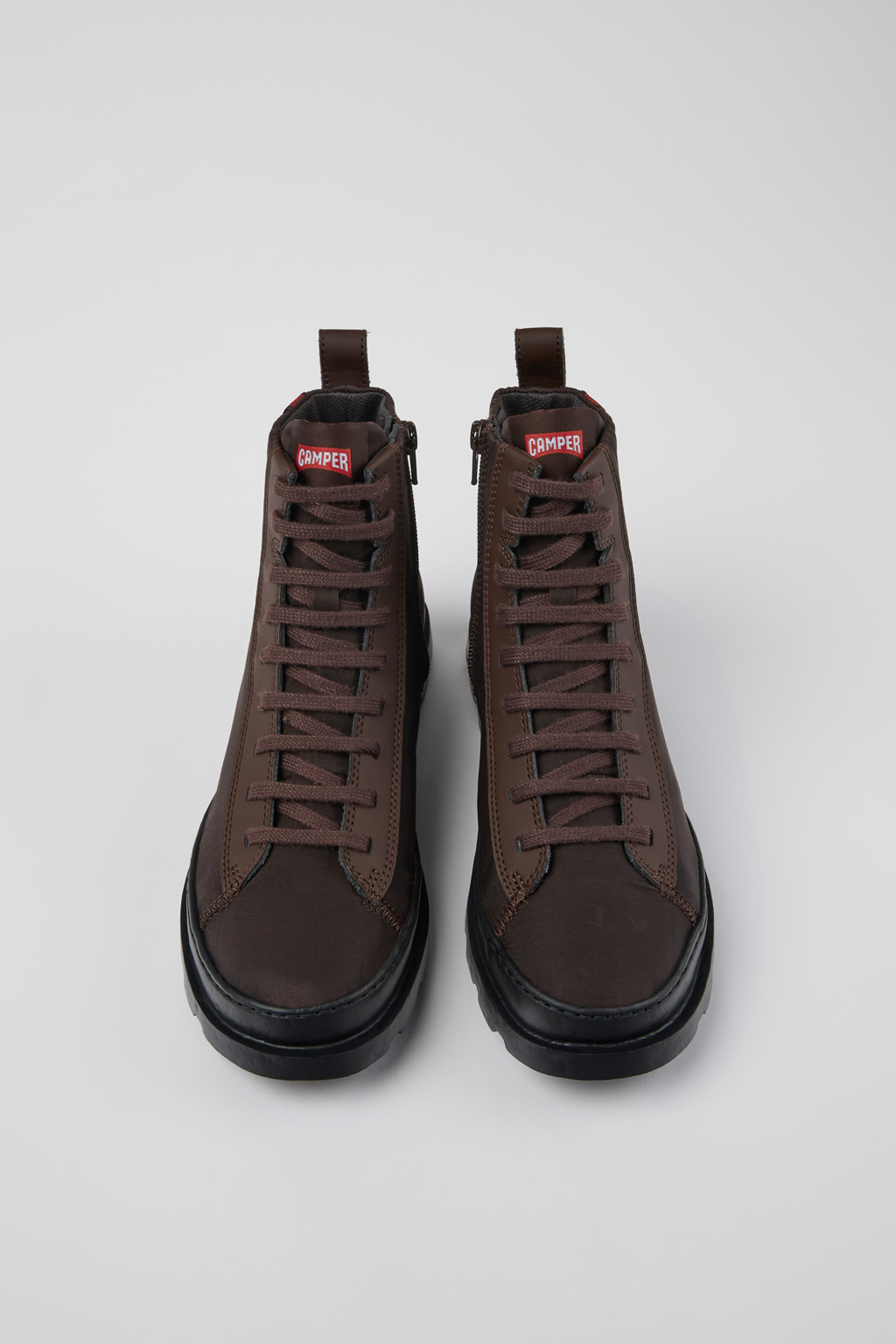 Brutus PrimaLoft® Brown lace-up boots for women - Image 4