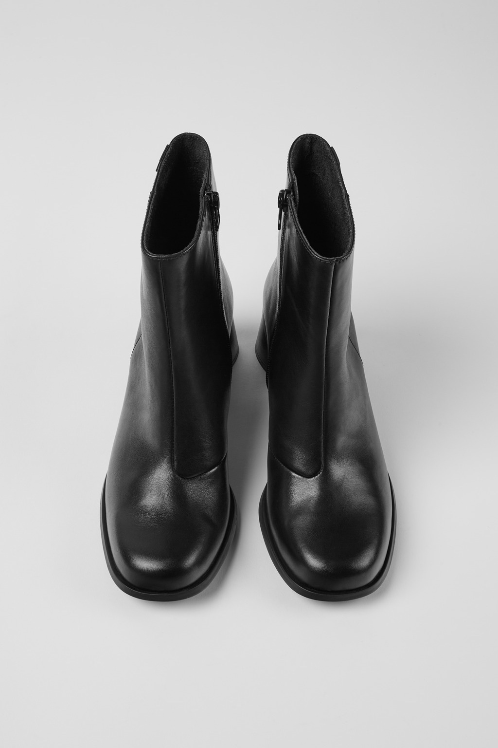 Kiara Black leather ankle boots - Image 4
