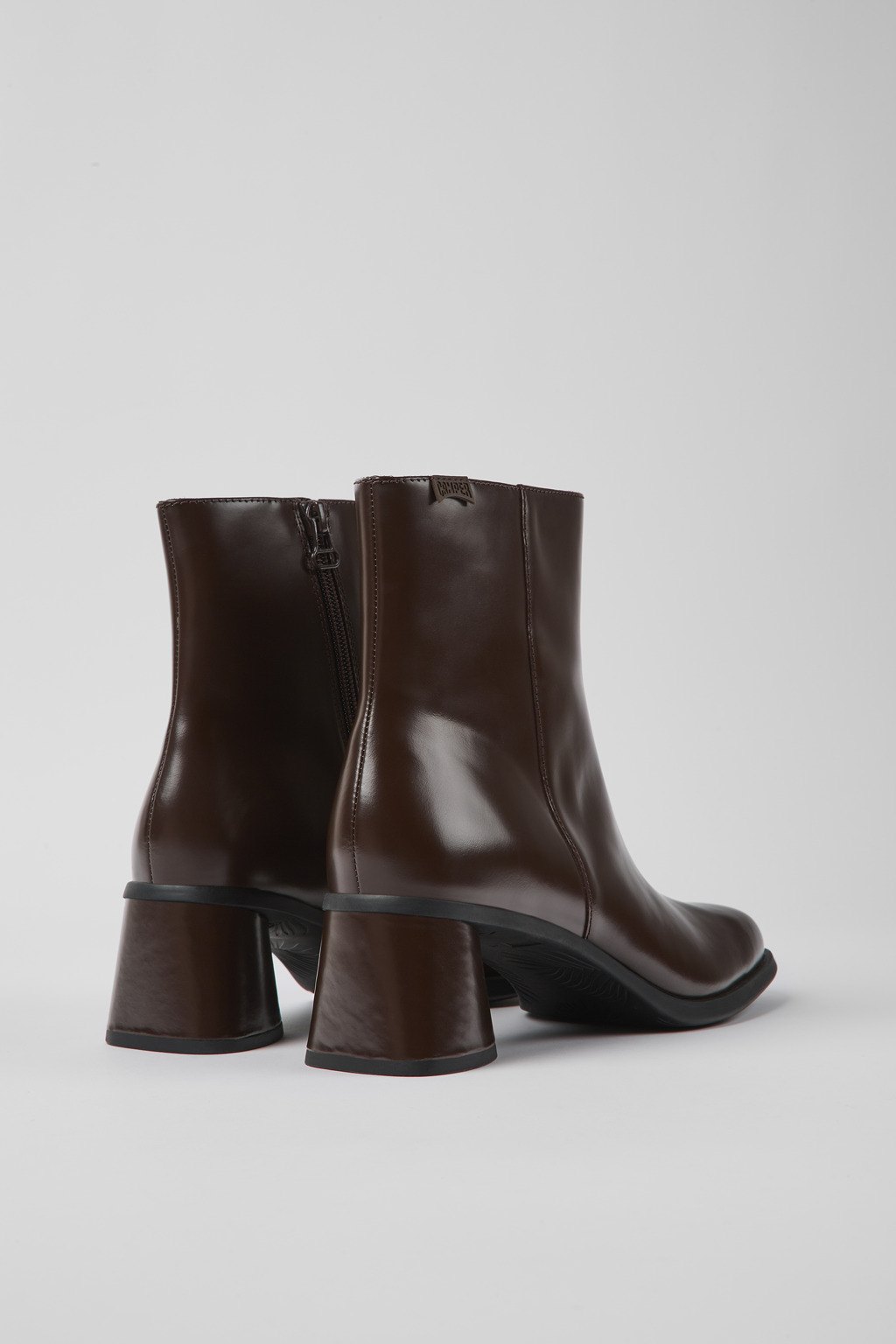 Kiara Brown leather ankle boots - Image 3