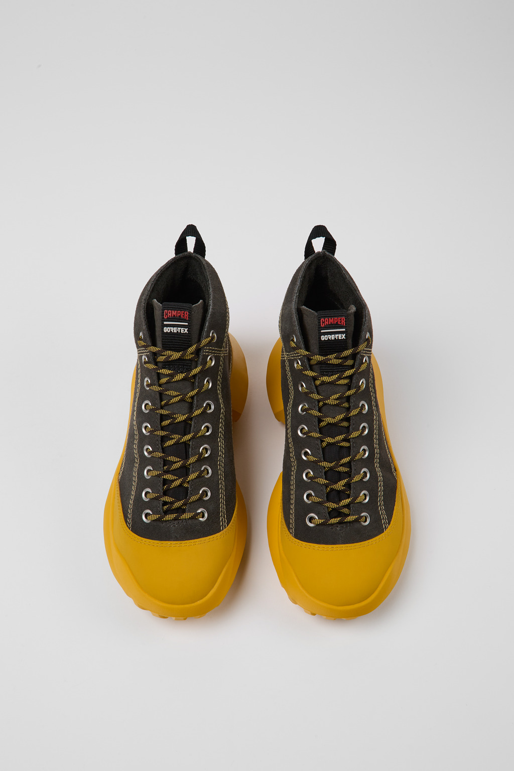 CRCLR GORE-TEX Gray nubuck and textile sneakers for women - Image 4