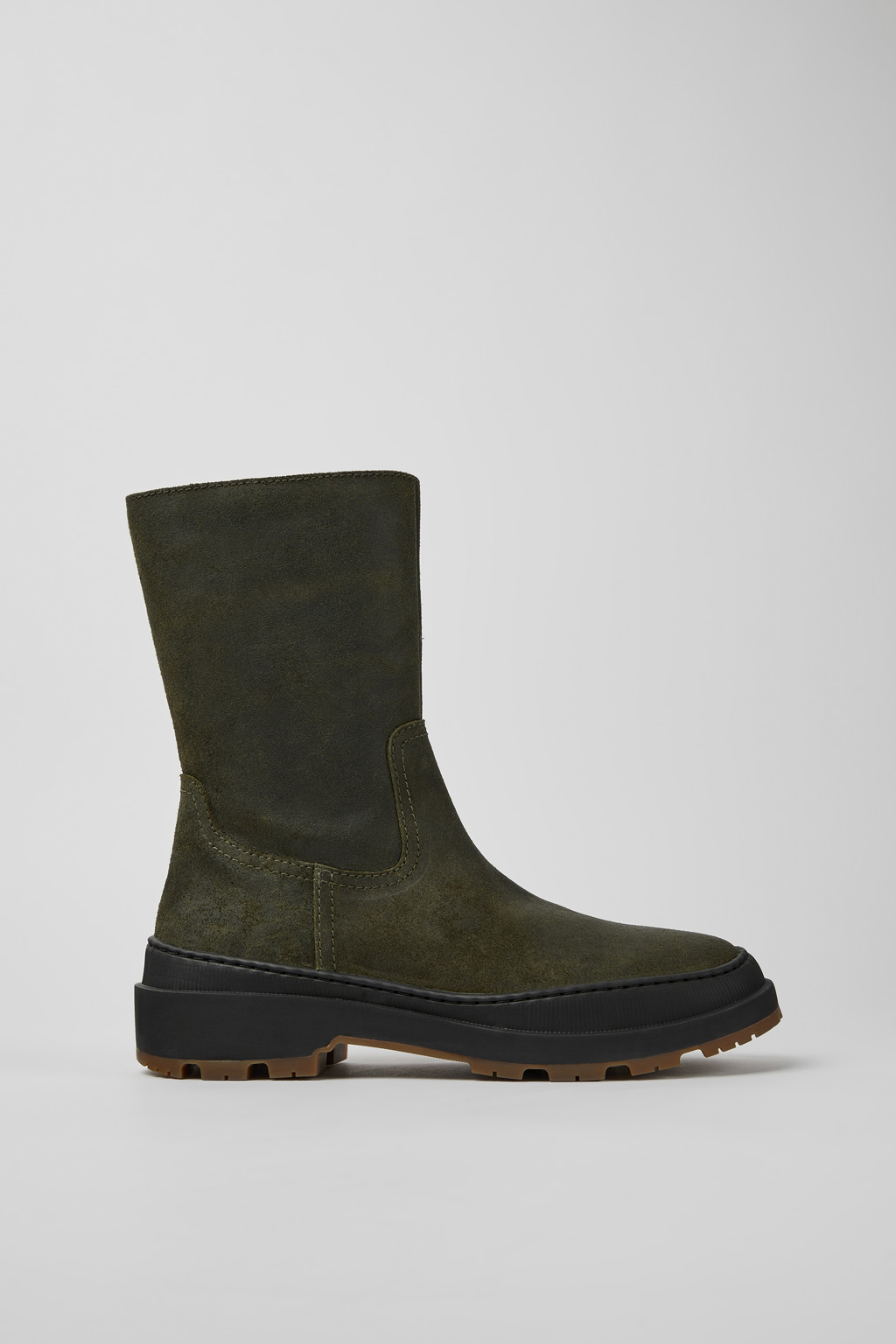Brutus Trek MICHELIN Green nubuck ankle boots for women - Image 2