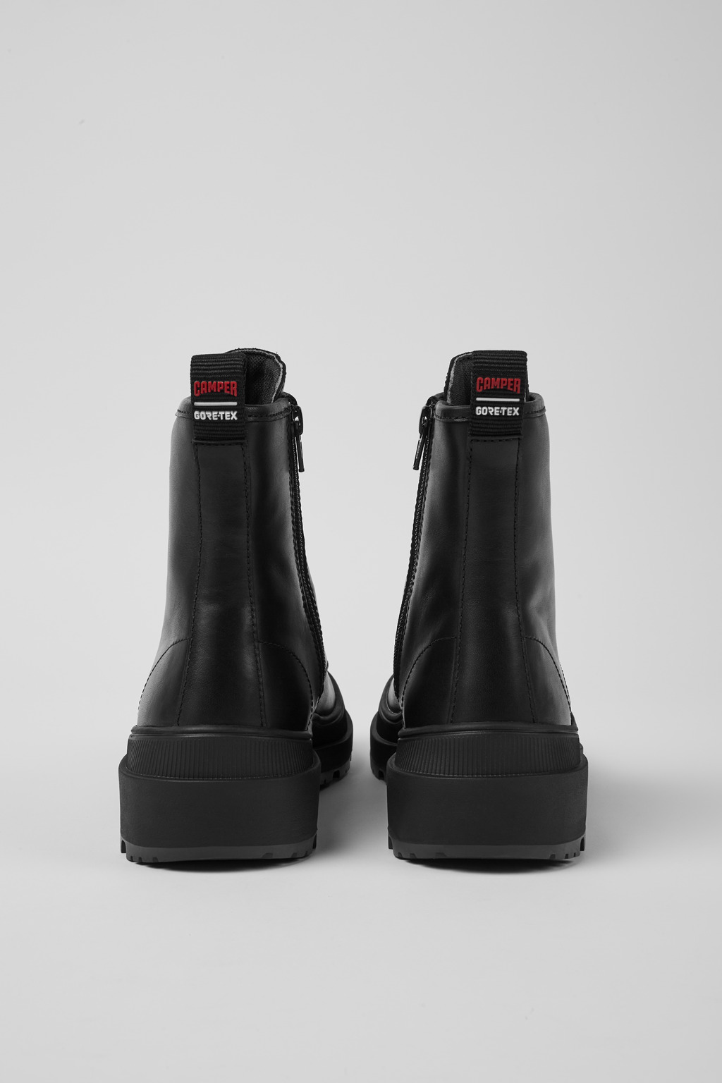 Brutus Trek GORE-TEX Black leather lace-up ankle boots for women - Image 3