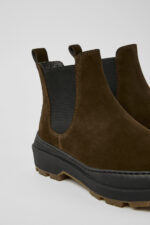 Brutus Trek MICHELIN Brown nubuck ankle boots for women