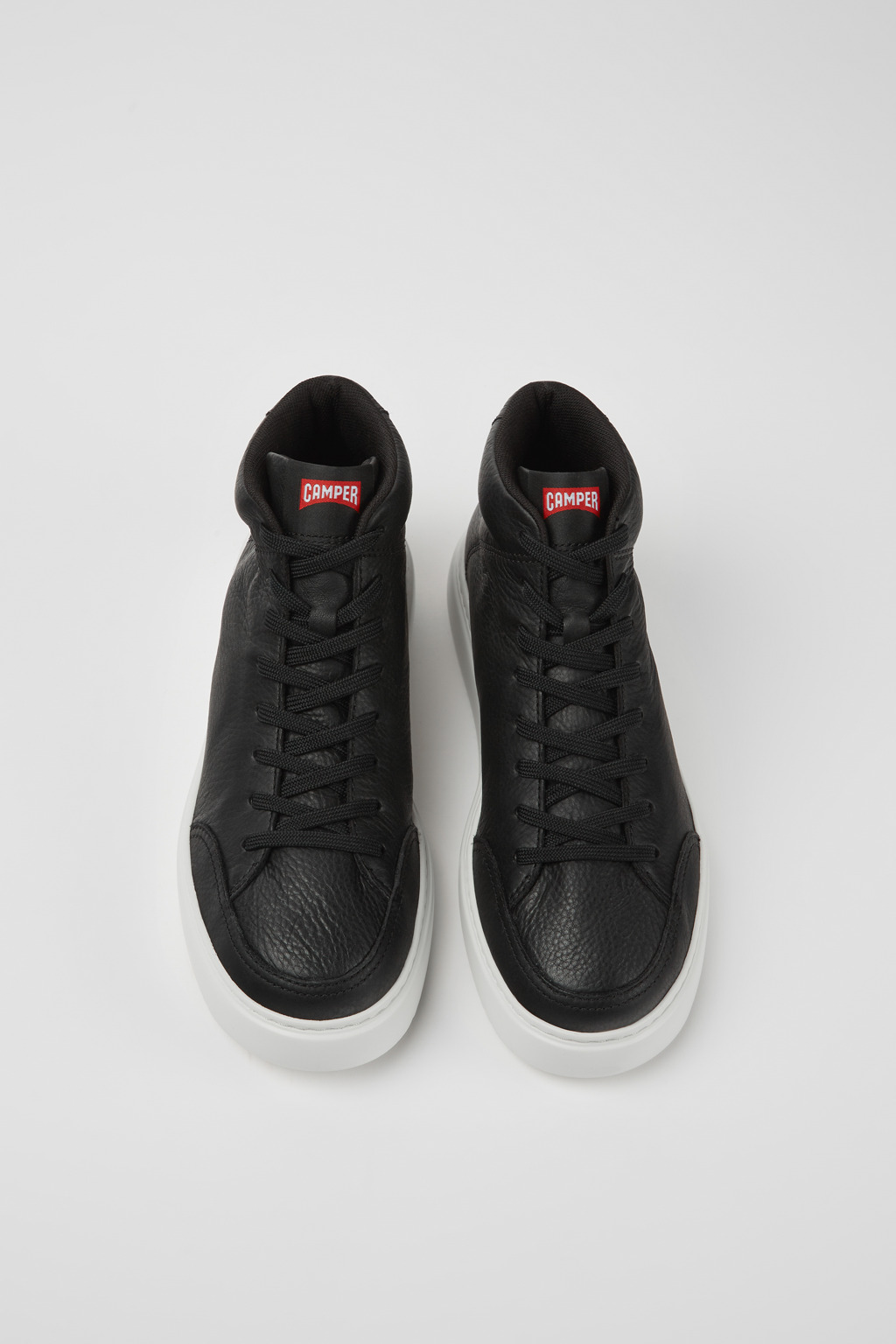 Runner K21 Black Leather Mid Boots for Women. - Image 4