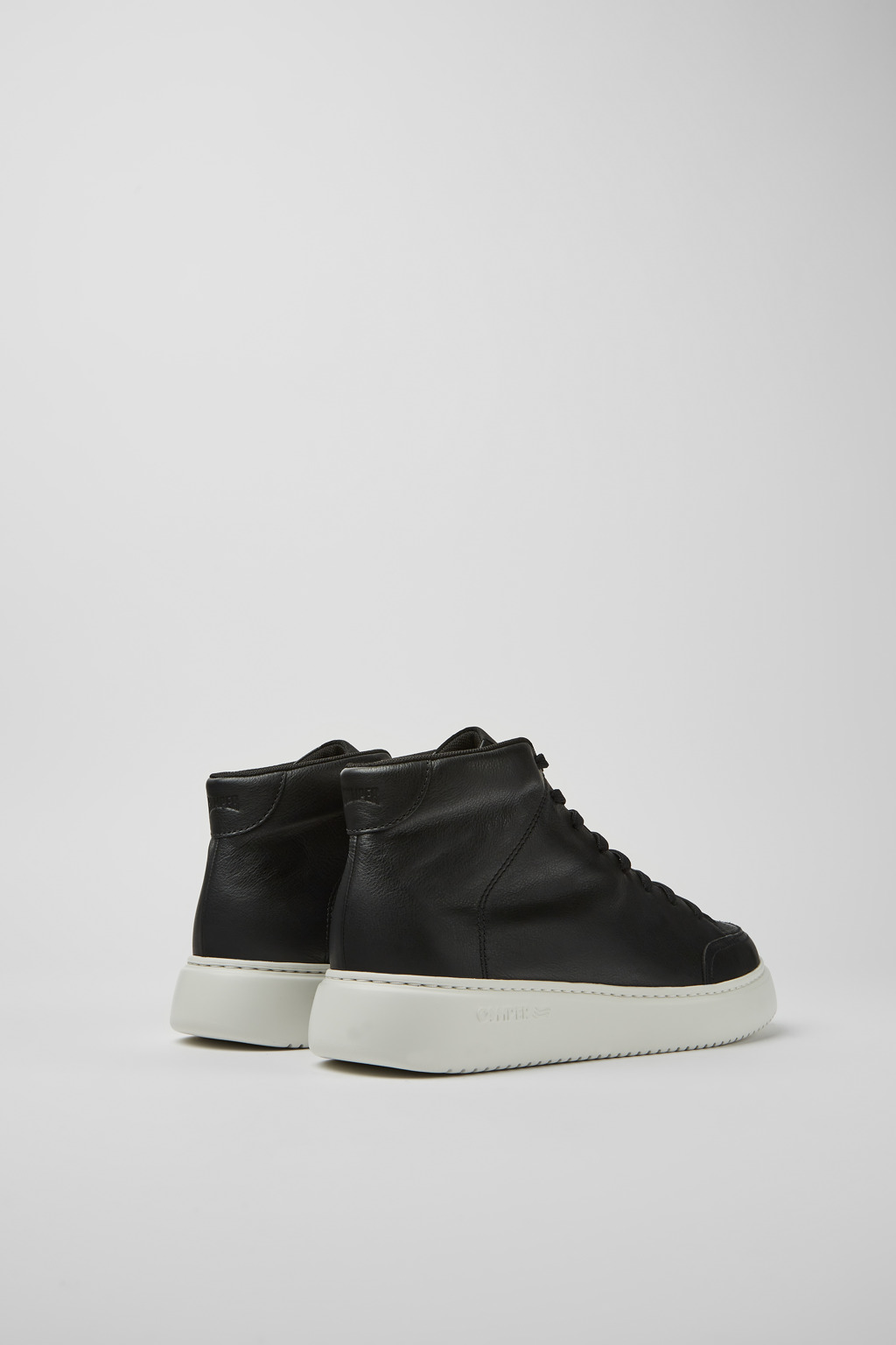 Runner K21 Black Leather Mid Boots for Women. - Image 3