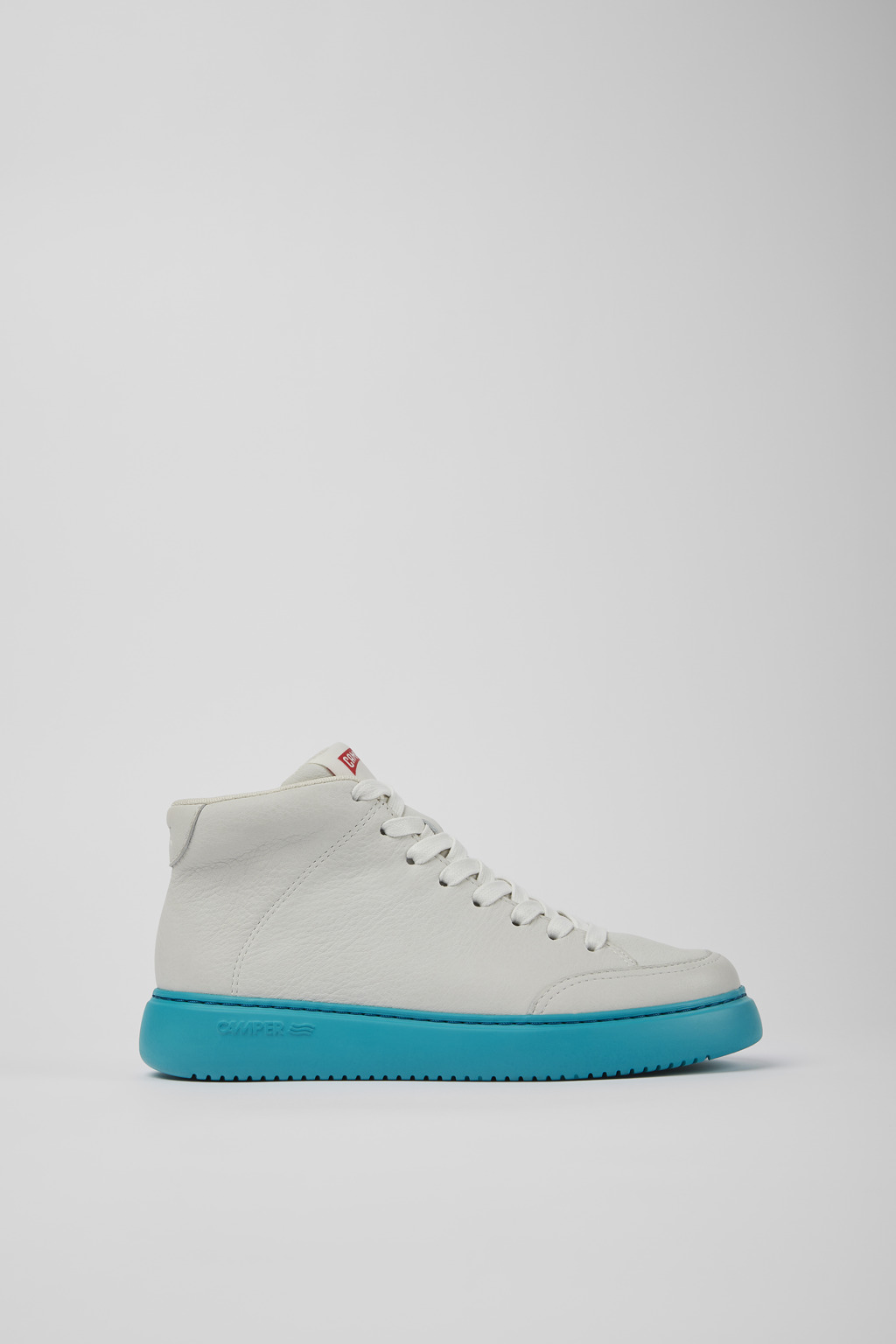 Runner K21 White non-dyed leather sneakers for women - Image 2