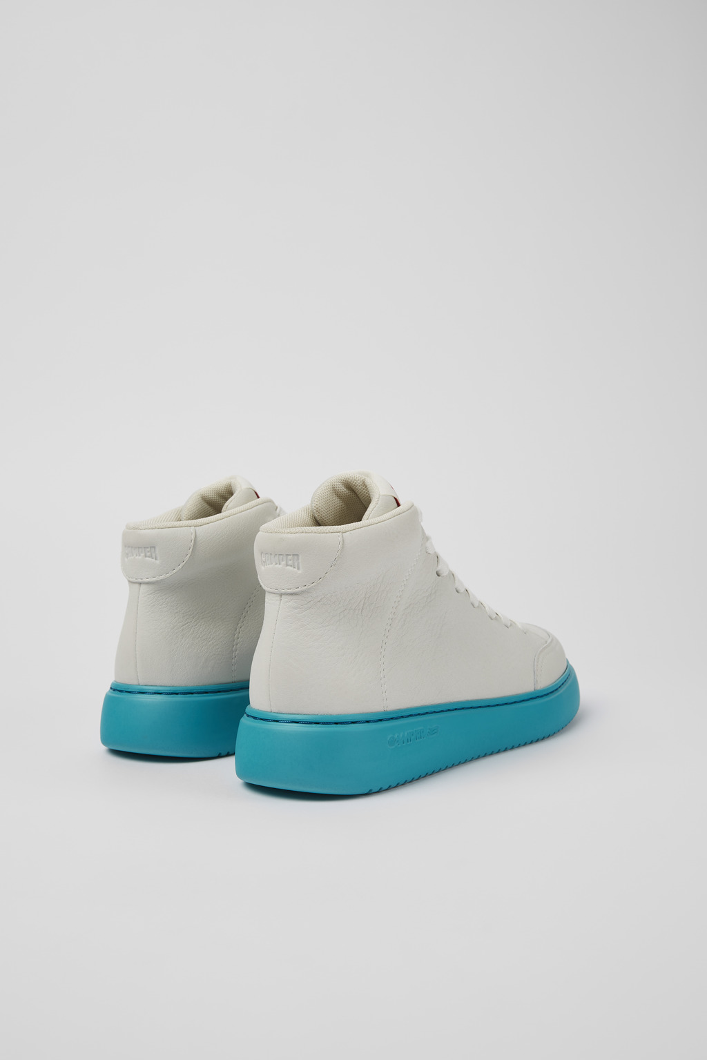 Runner K21 White non-dyed leather sneakers for women - Image 3