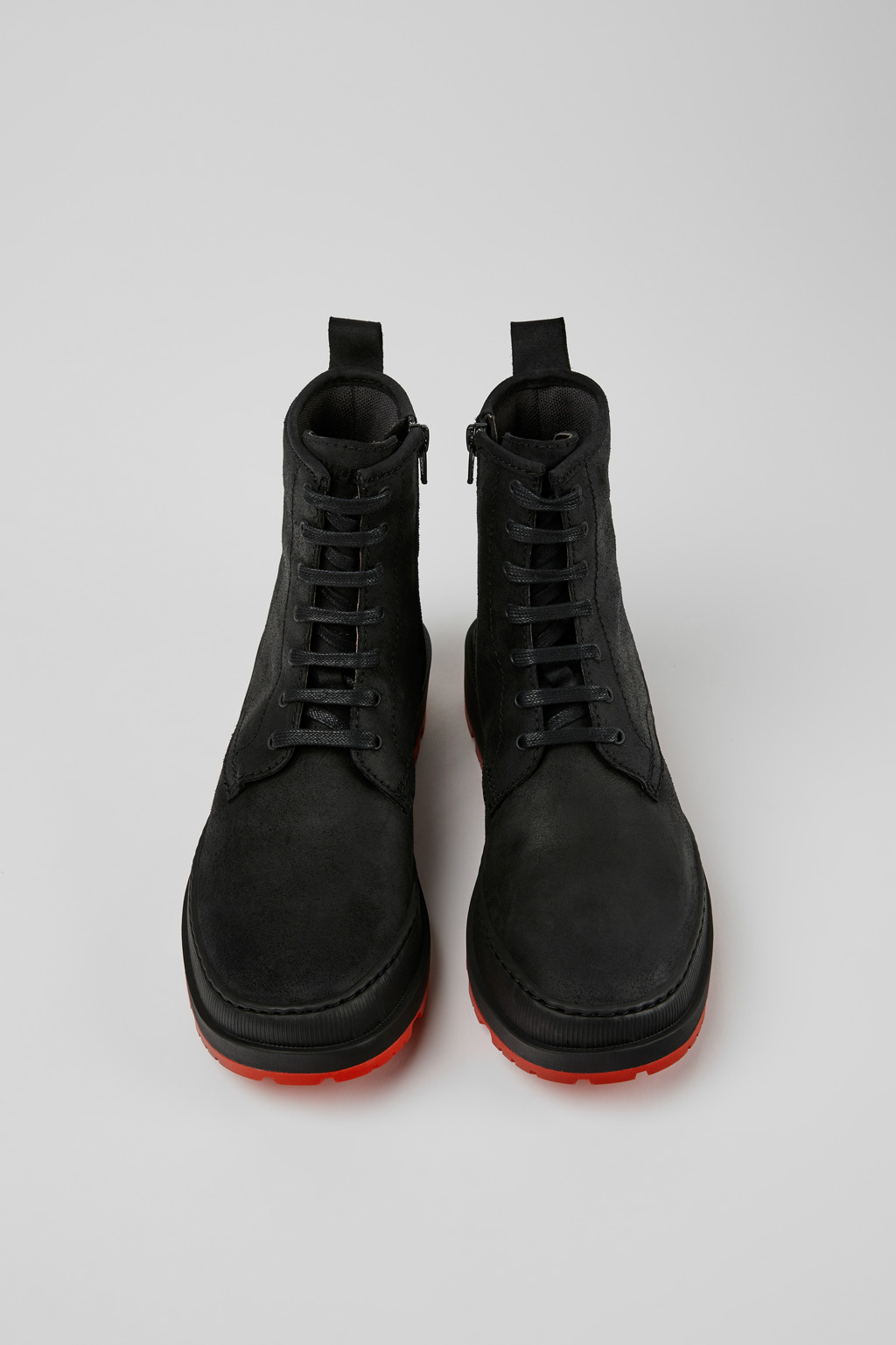 Brutus Trek MICHELIN Black nubuck ankle boots for women - Image 4