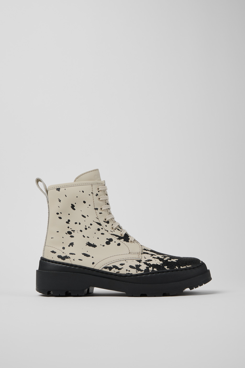 Brutus Trek MICHELIN White and black leather boots for women - Image 2