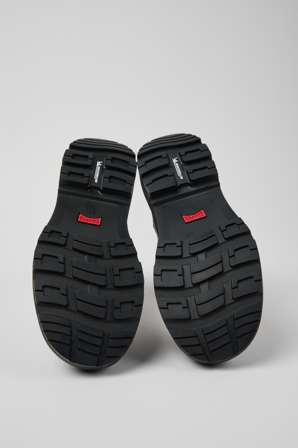 Brutus Trek MICHELIN White and black leather boots for women - Image 5