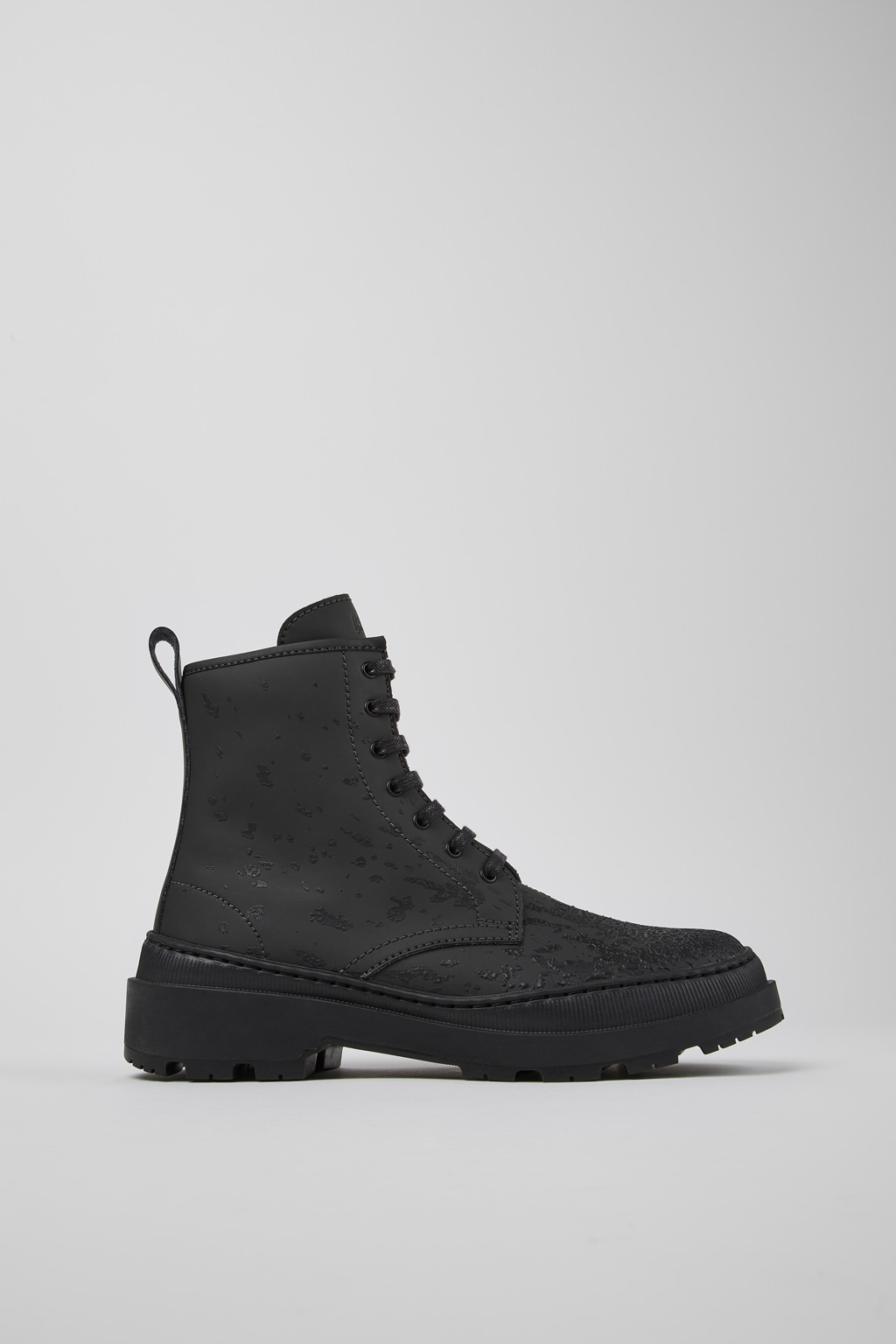 Brutus Trek MICHELIN Gray and black leather boots for women - Image 2