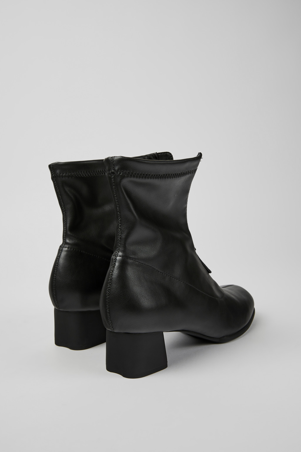 Katie Black textile ankle boots - Image 3