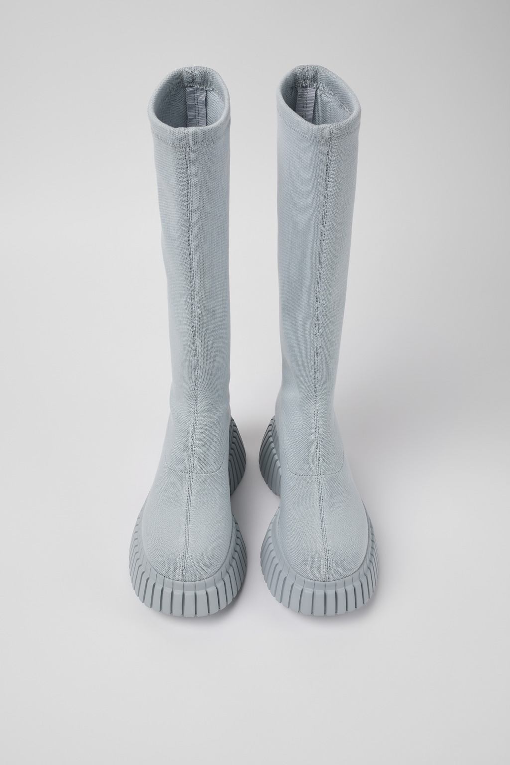 BCN Gray Textile Bootie for Women - Image 4