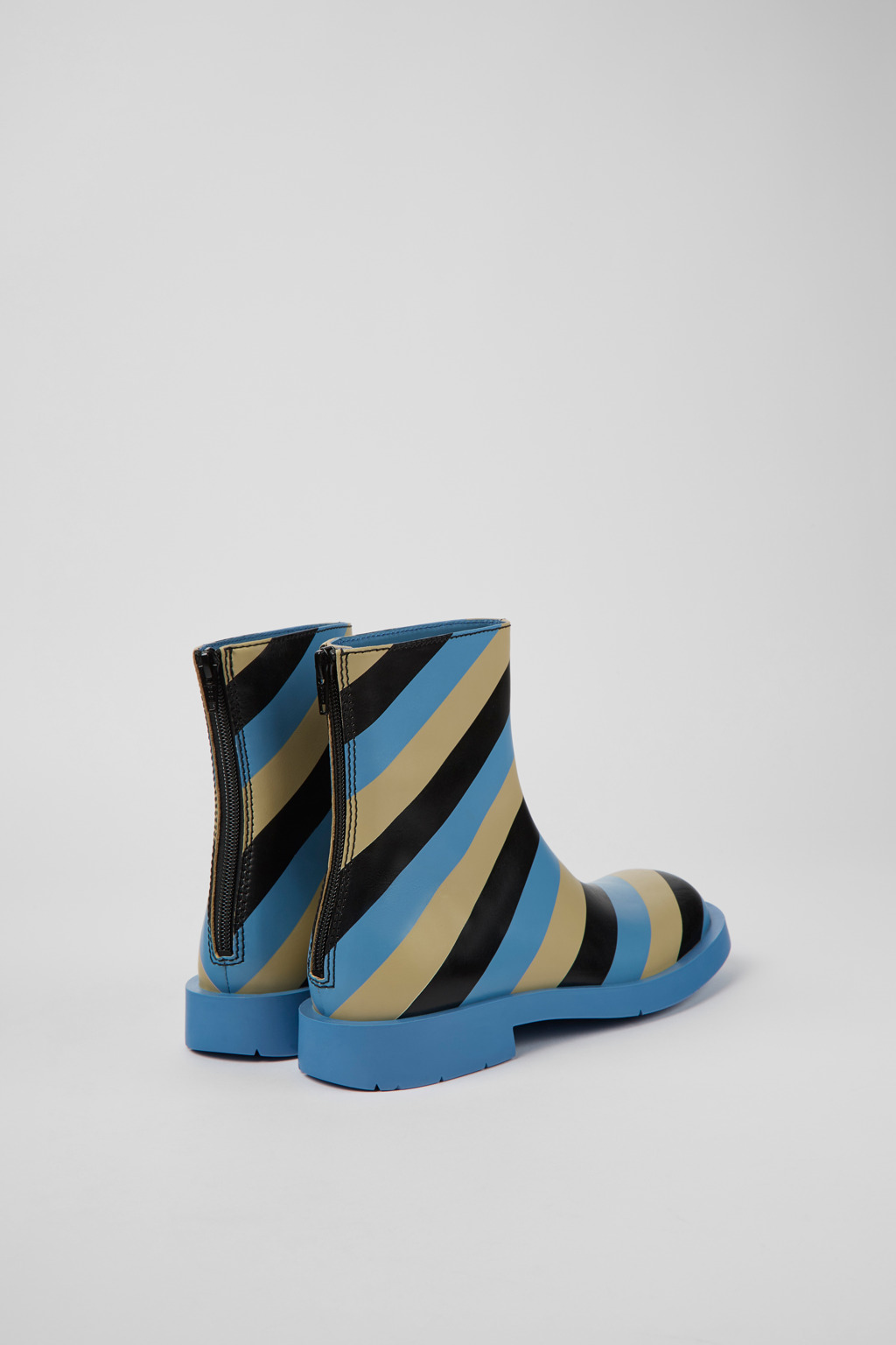 MIL 1978 Multicolored leather ankle boots for women - Image 3