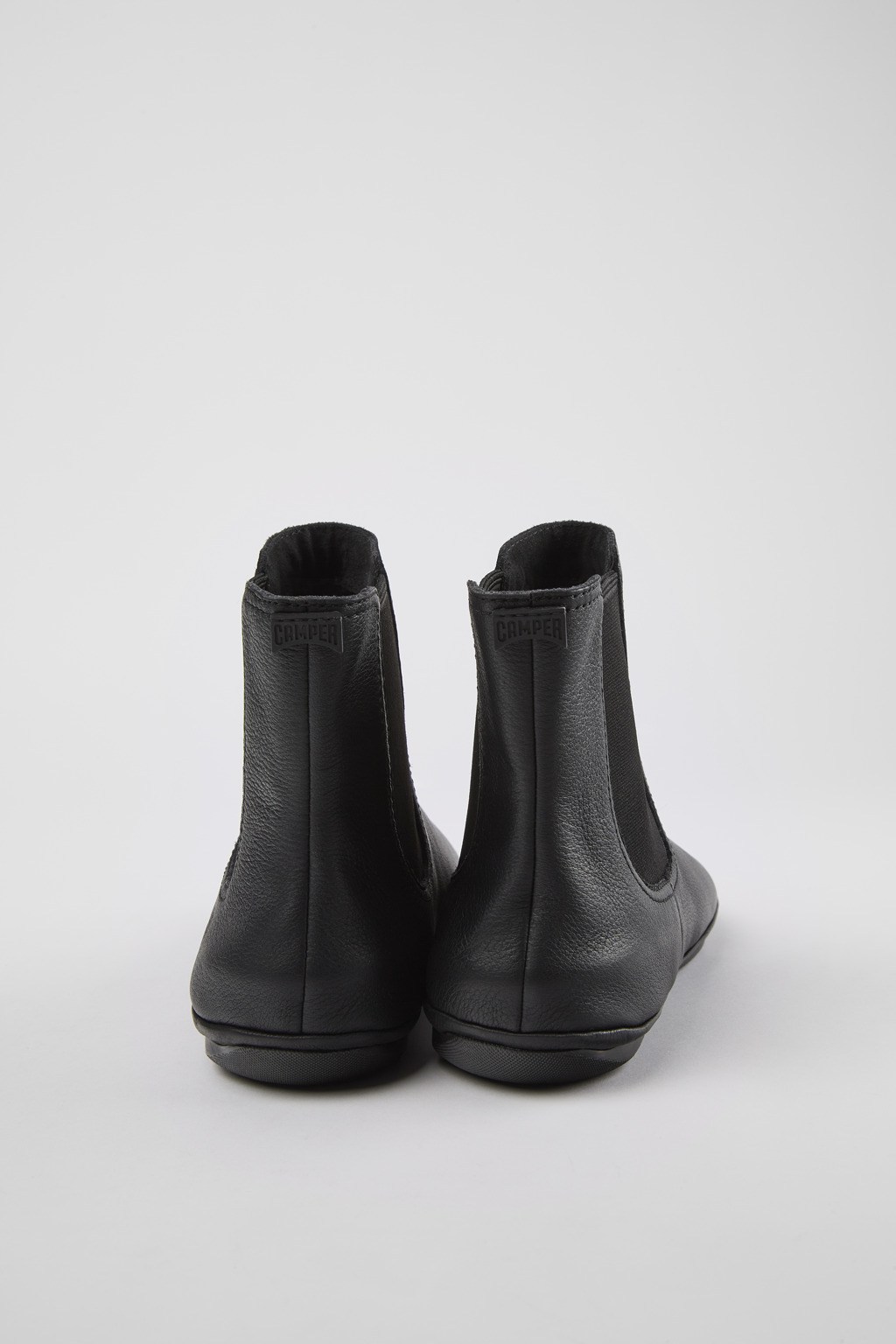 Right Black leather boots for women - Image 3
